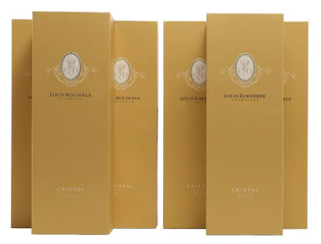 6 bts. Champagne "Cristal", Louis Roederer 2016 A (hf/in). Oc. – Bruun