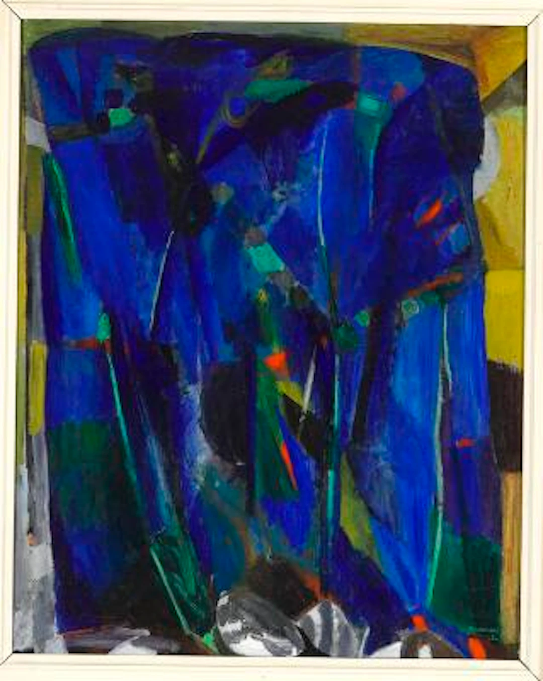 Bruno Cassinari: "Alberi sul mare". Signed Cassinari 54; signed and
