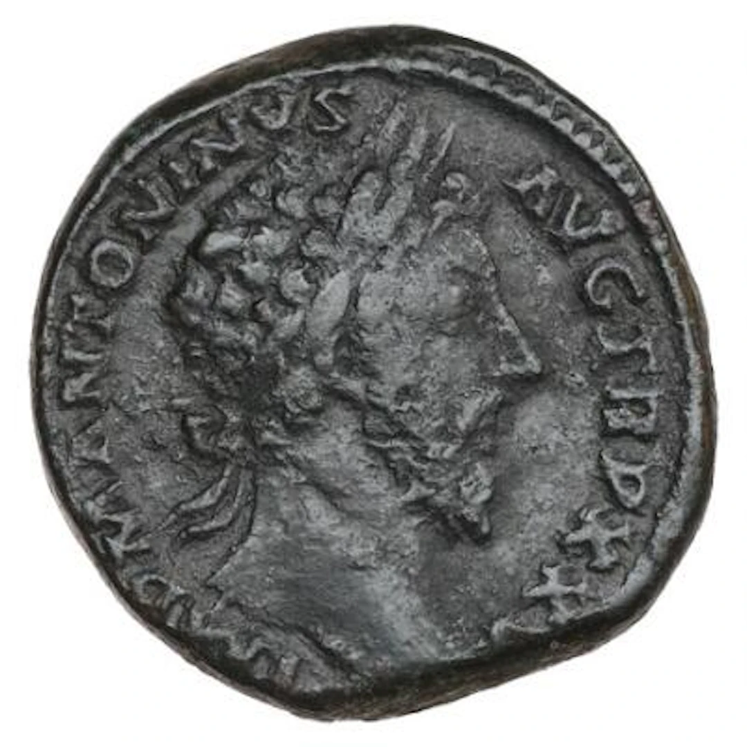 Roman Empire, Marcus Aurelius, 161-180 AD, Sestertius 171 AD. Rome.