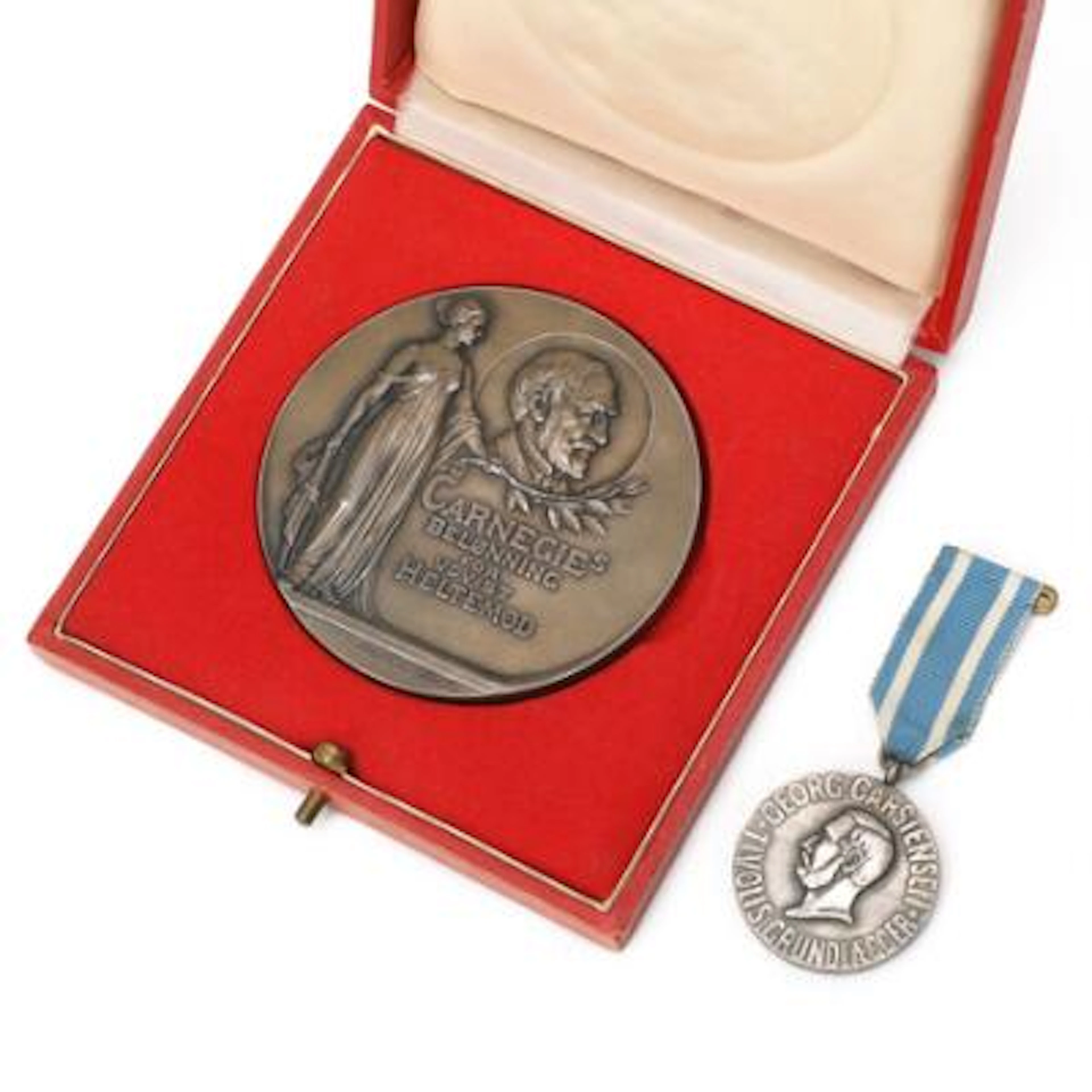 Carnegie's Medal of Reward, Ag, 156,12 g; Georg Carstensen, Copenhagen