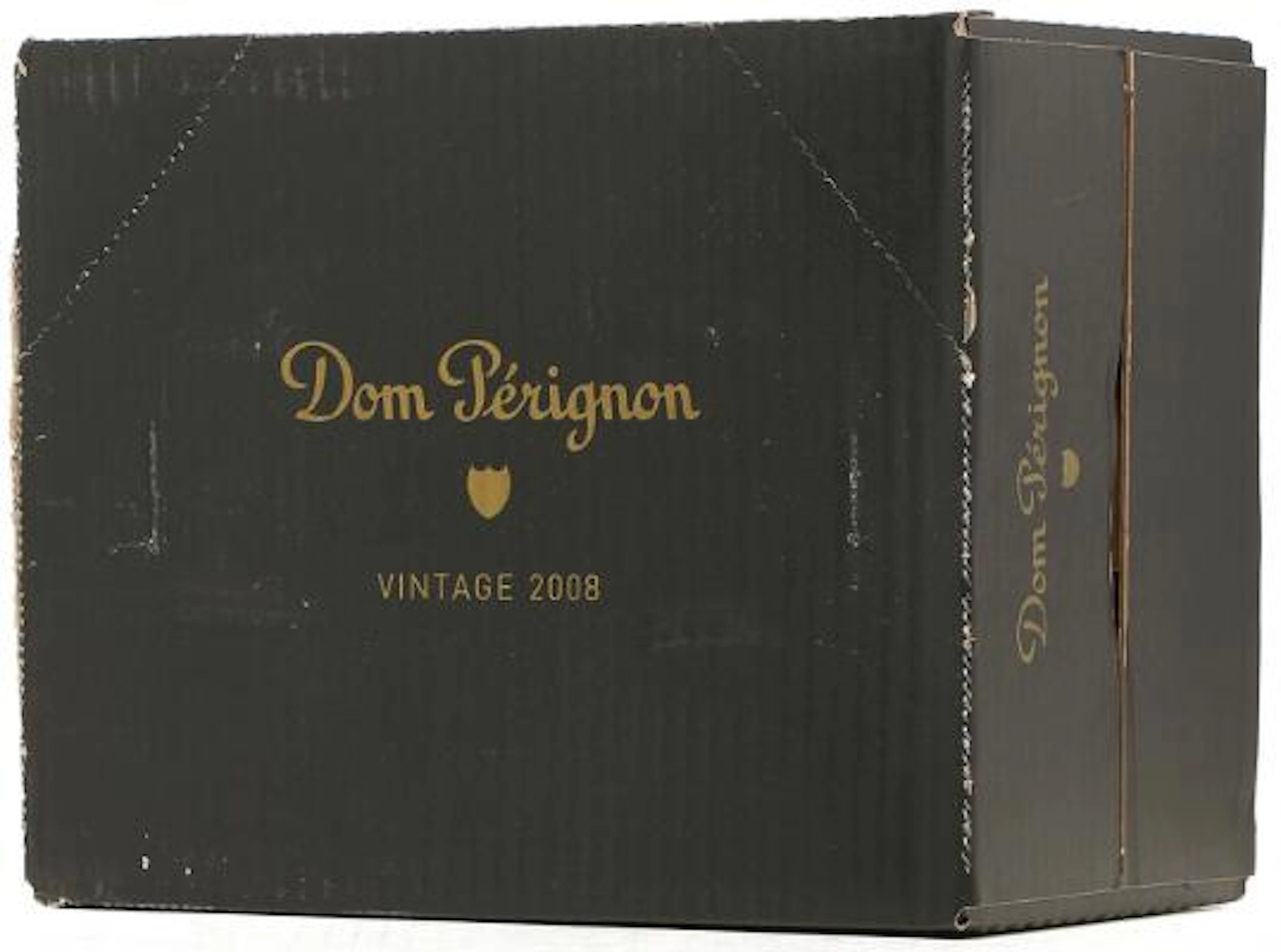 6 bts. Champagne Dom Pérignon, Moët et Chandon 2008 A (hf/in). Oc.