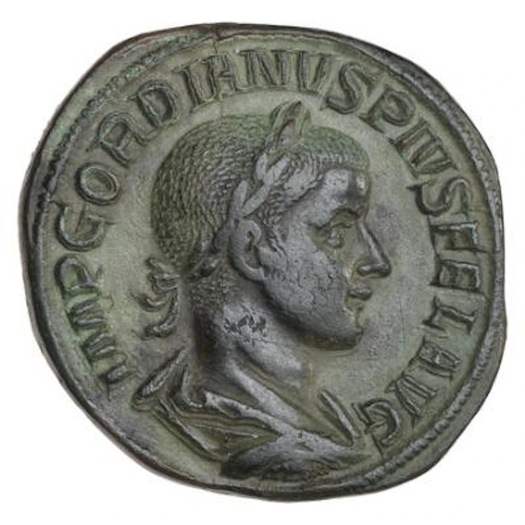 Roman Empire, Gordian III, 238-244 AD, Sestertius, Jupiter ; RIC 298a