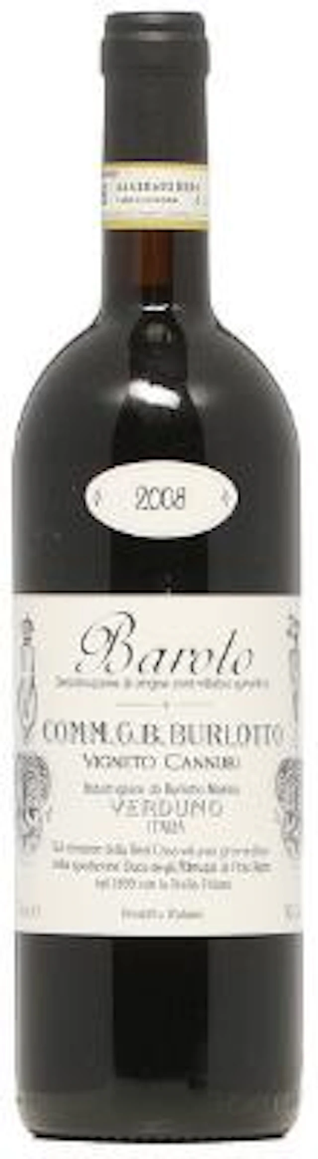 1 bt. Barolo, "Vigneto Cannubi", Burlotto 2008 A (hf/in). – Bruun