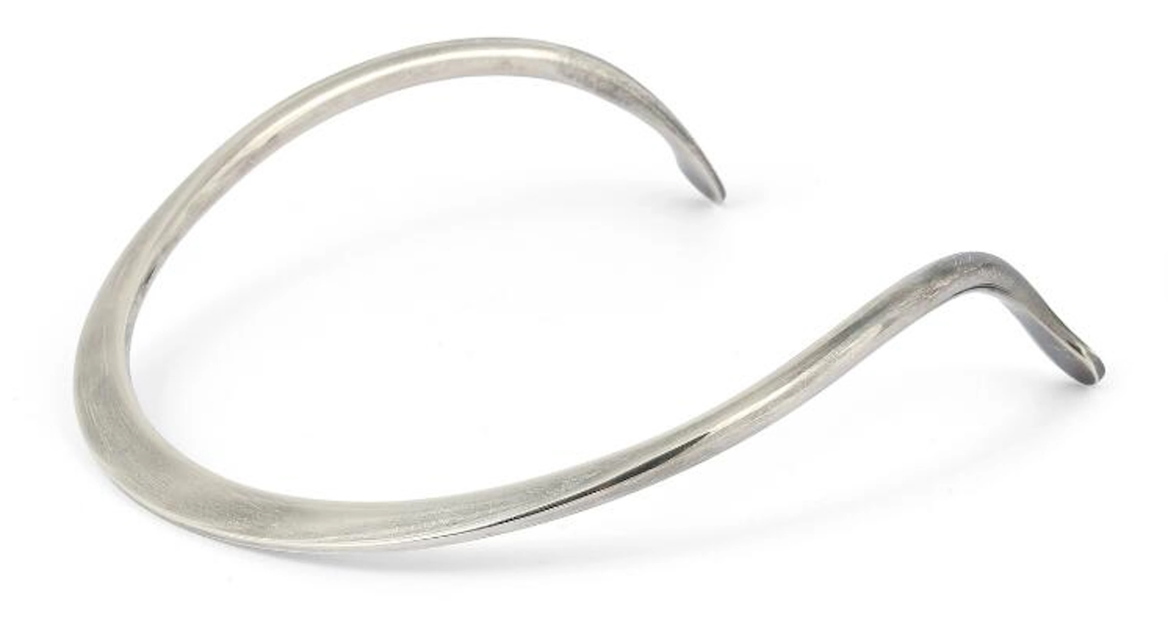 Georg Jensen: A neck ring of sterling silver. Design no. A9. Inner