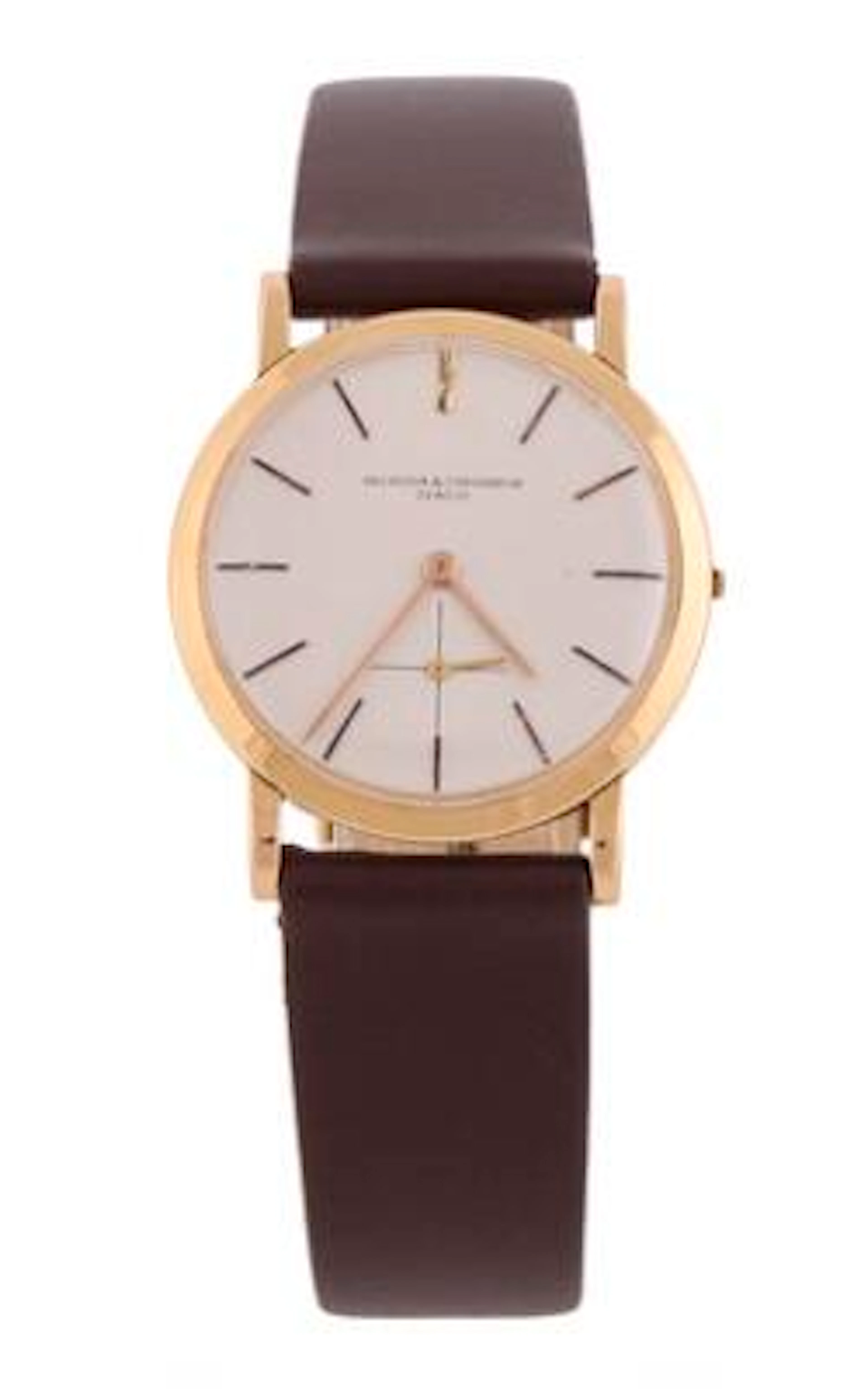 Vacheron Constantin: Wristwatch of 18k gold. Mechanical movement with