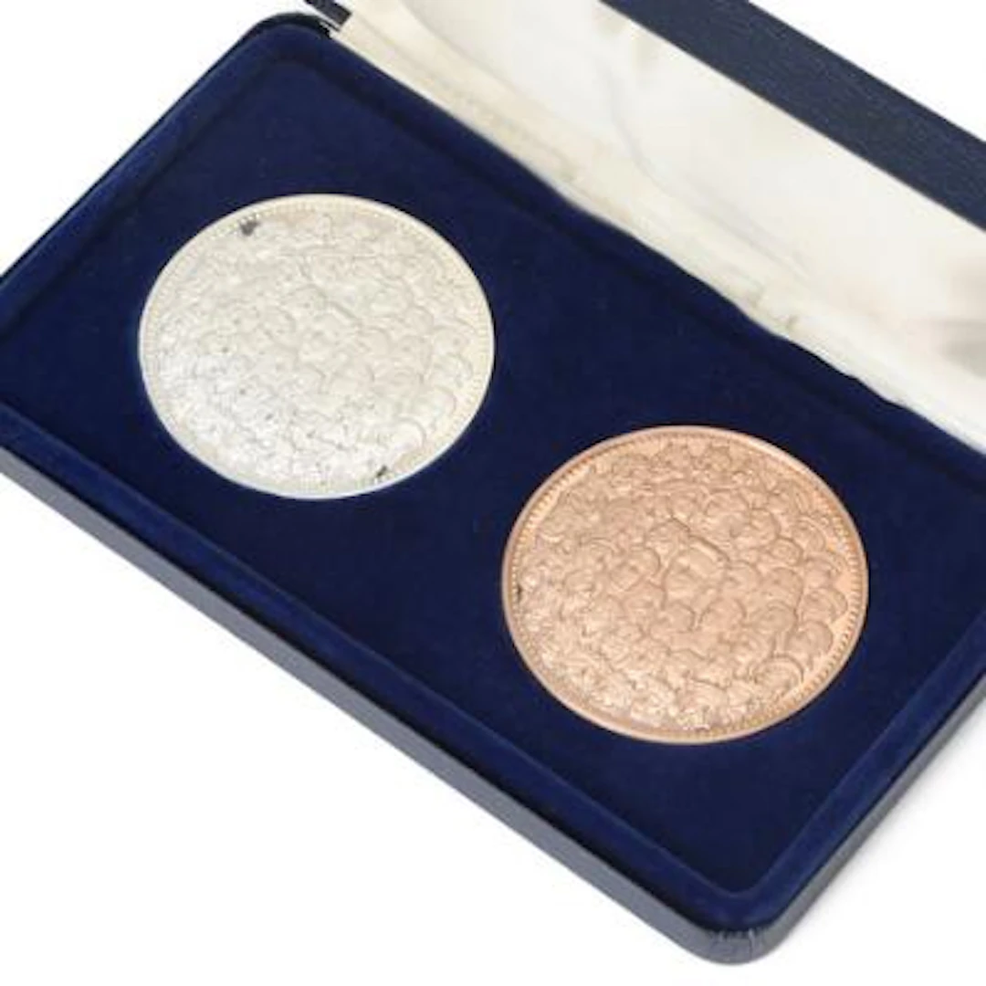 England, medal set commemorating the 25th anniversary of the coronation