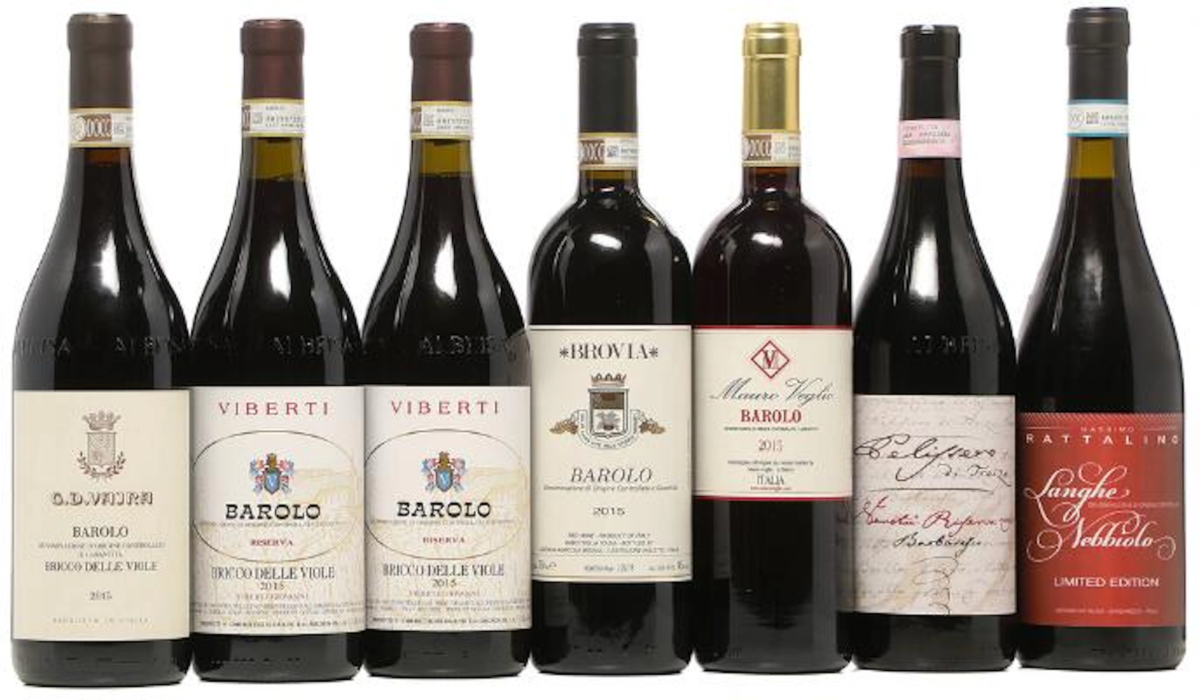 1 bt. Barolo "Bricco delle Viole", G. D. Vajra 2015 A (hf/in). etc.
