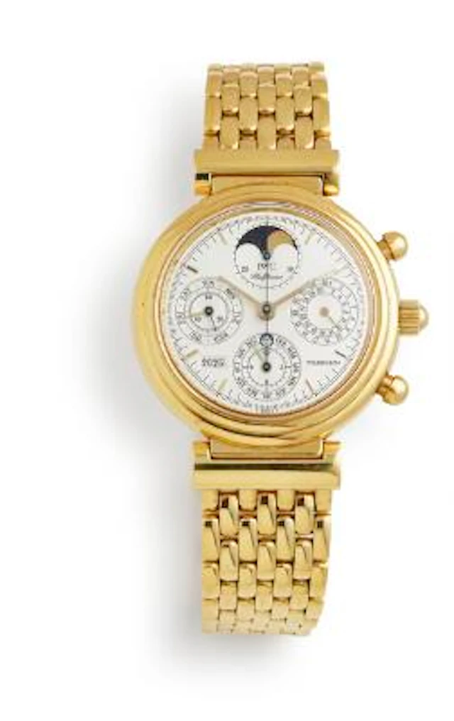 IWC: Da Vinci Tourbillon of 18k gold, ref. 3752, limited edition 34/200.