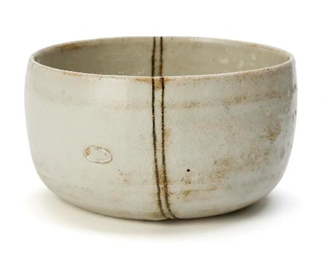 Gertrud Vasegaard: A small stoneware bowl decorated with transparent