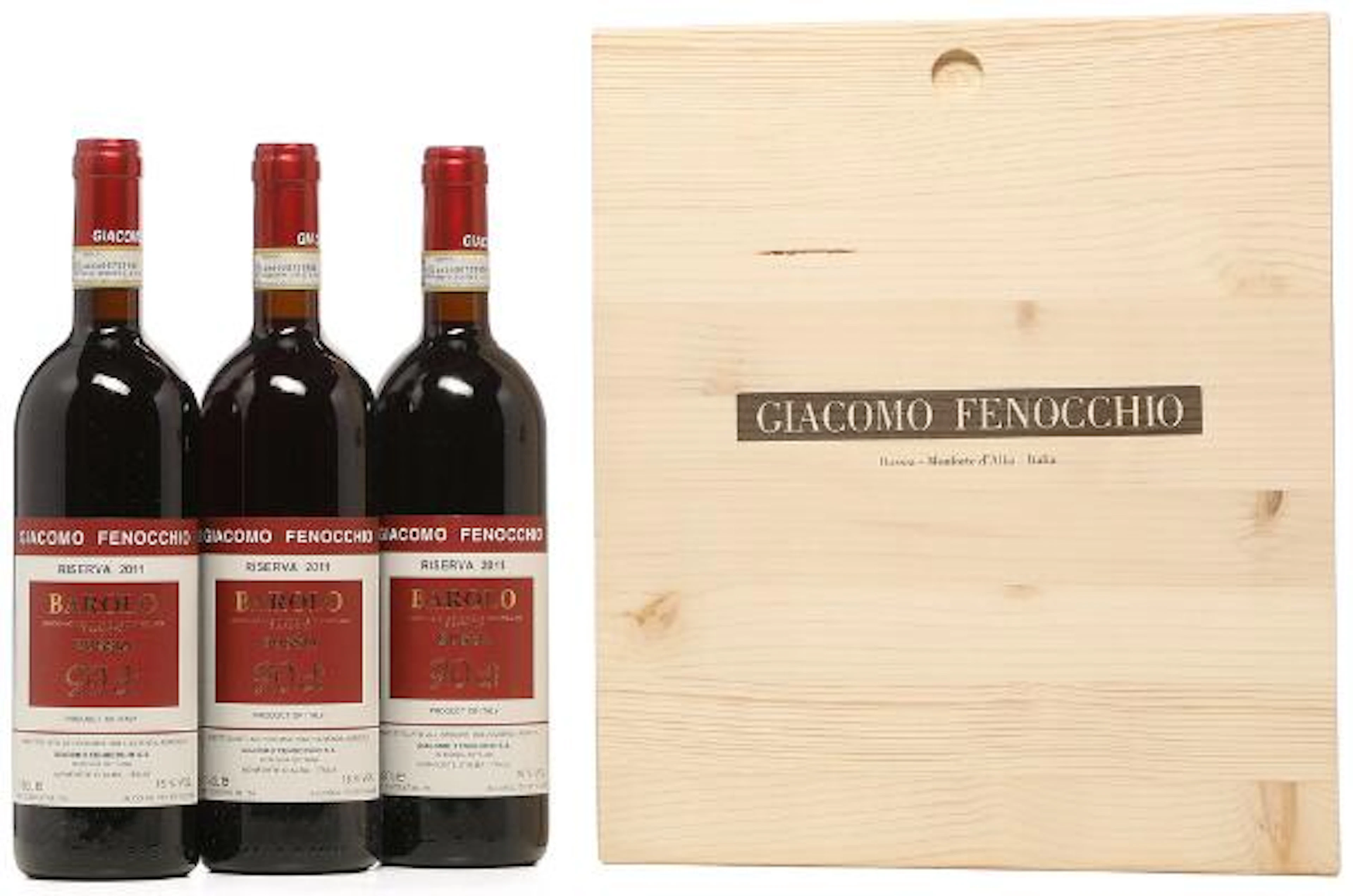 3 bts. Barolo Riserva "90 di' Bussia", Giacomo Fenocchio 2011 – Bruun