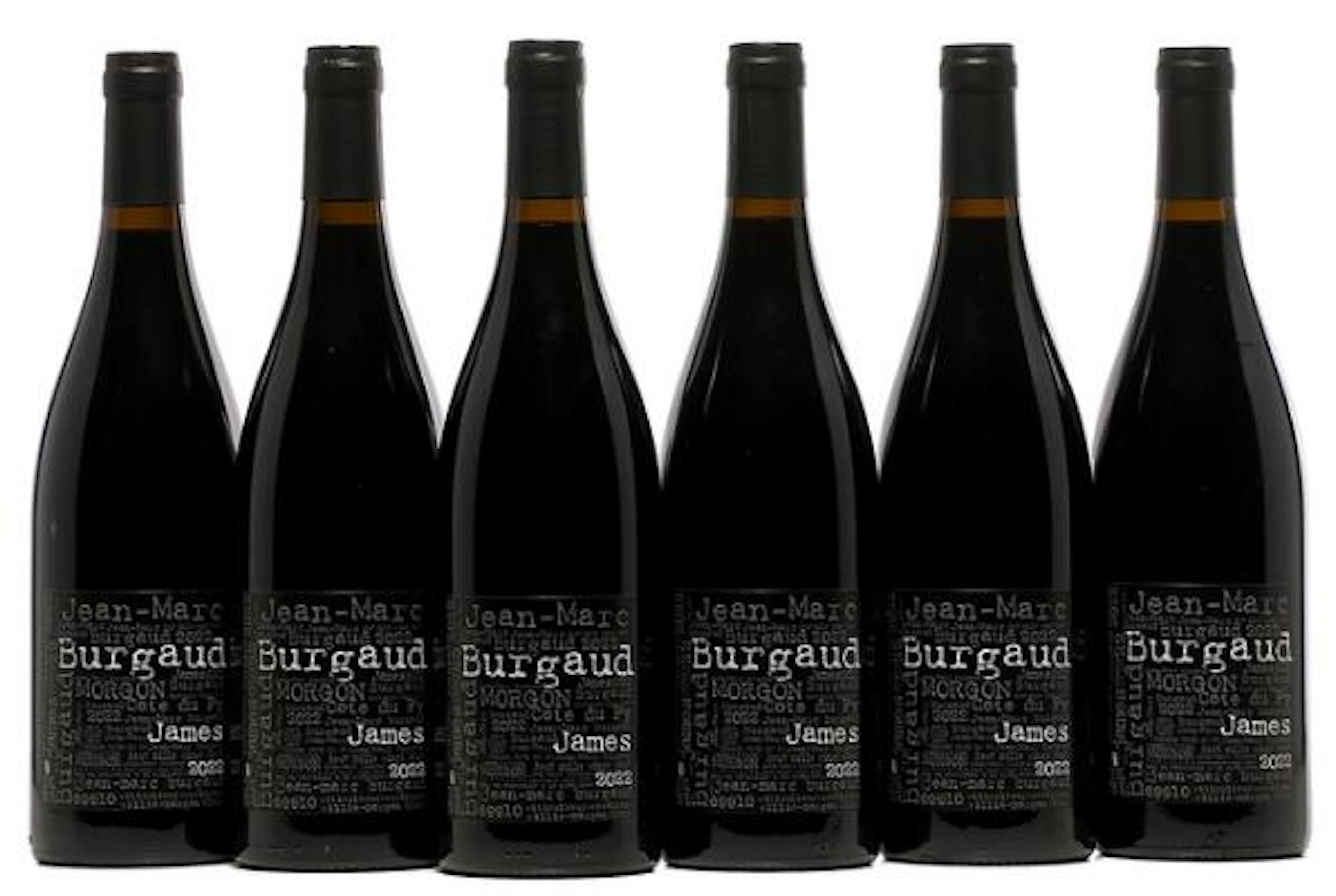 6 bts. Morgon "James", Jean-Marc Burgaud 2022 A (hf/in). Oc. – Bruun