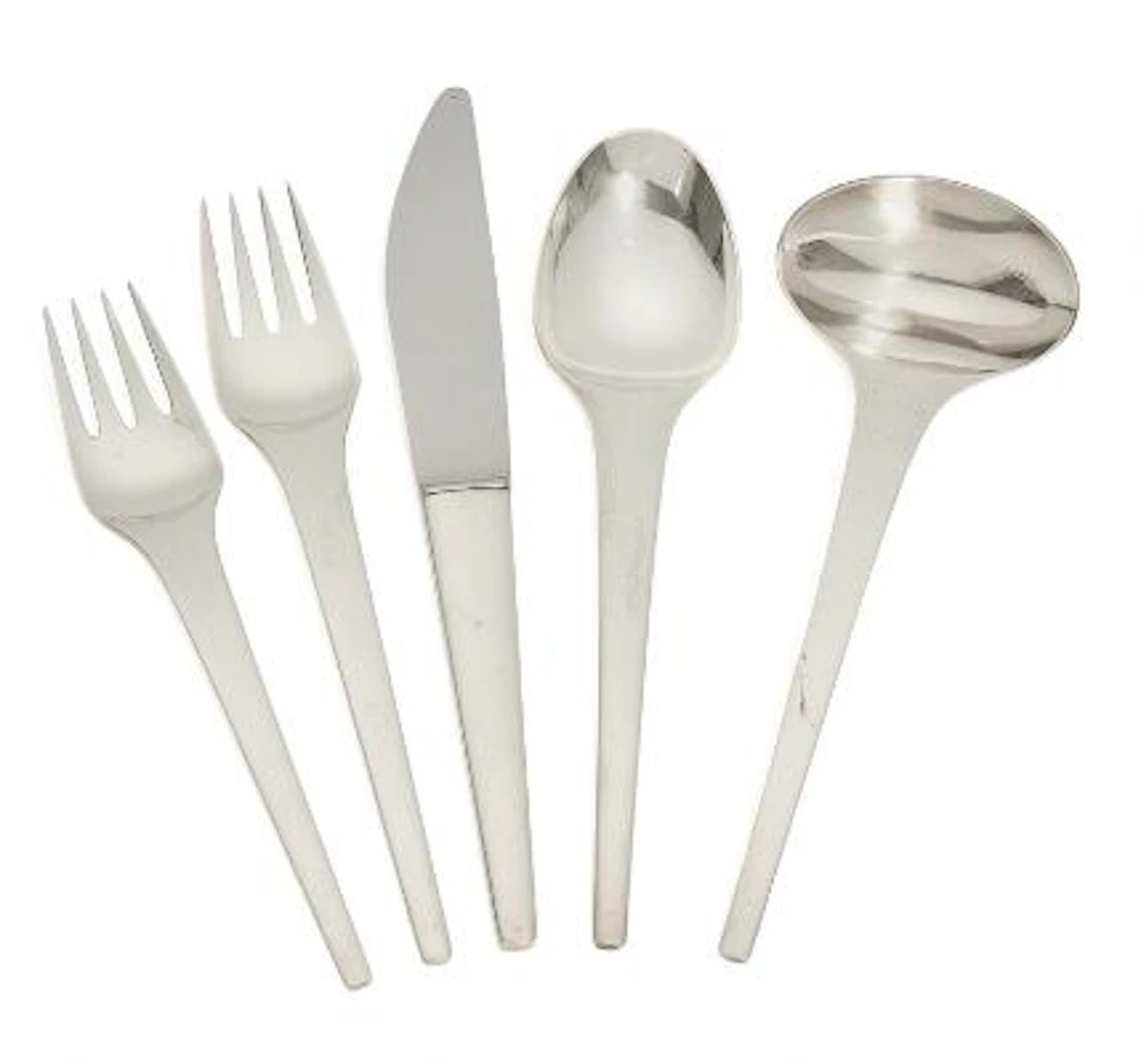 Henning Koppel: "Caravel". Sterling silver cutlery. Georg Jensen after