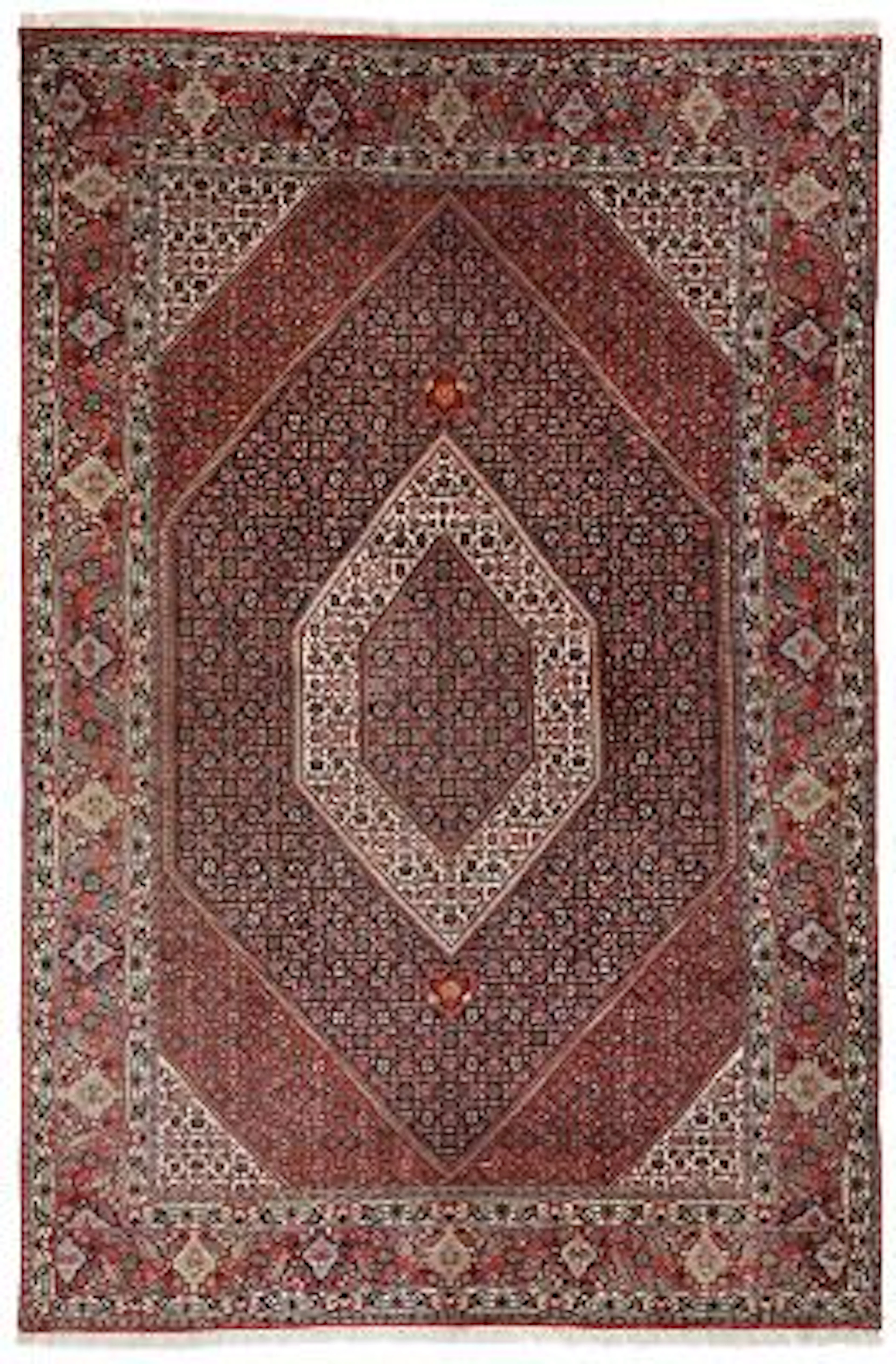 A Bidjar carpet, Persia. Medallion design. Good quality. 305 x 202