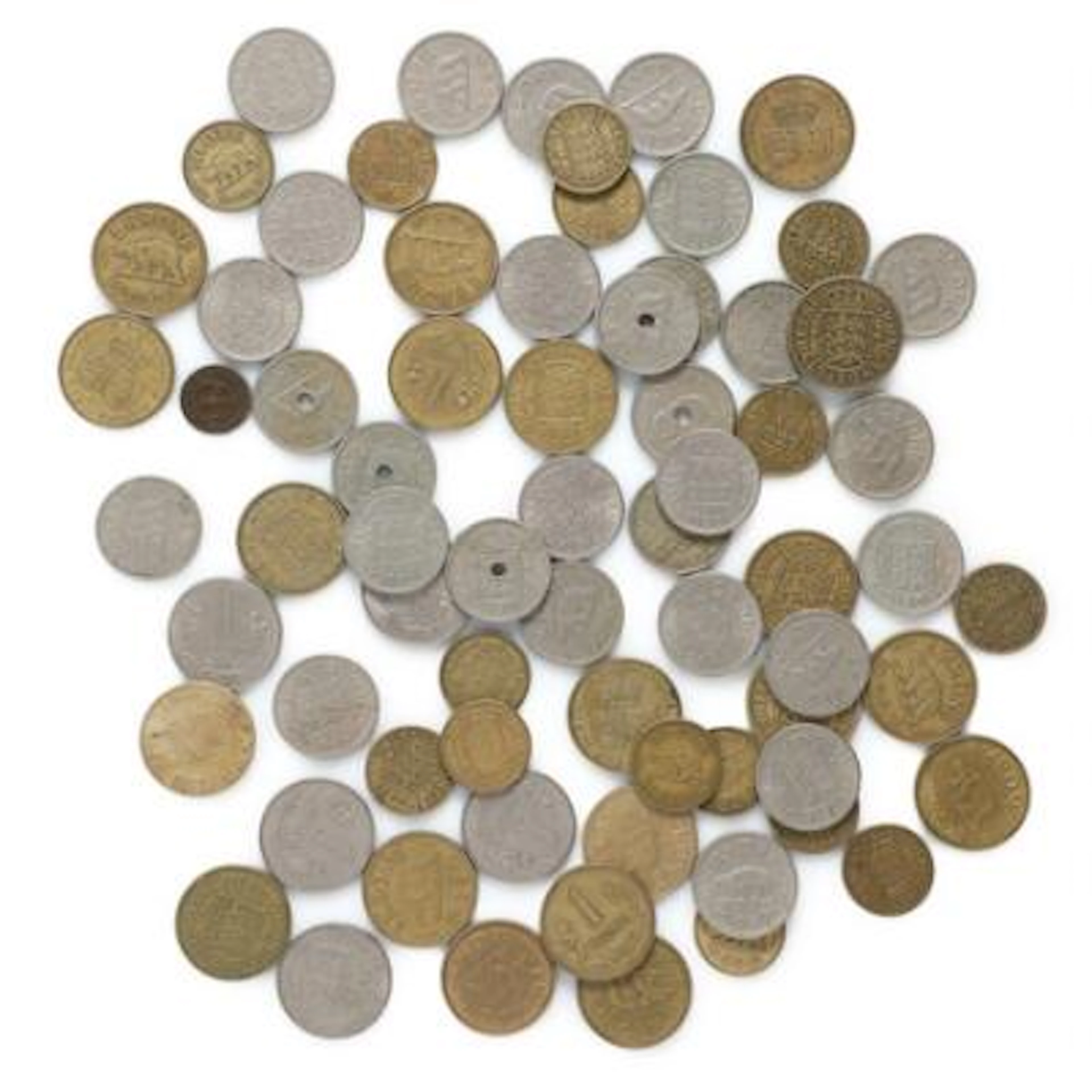 Grønland, 25 øre 1926 w/o hole (23 pcs), 25 øre 1926 w. hole (6)