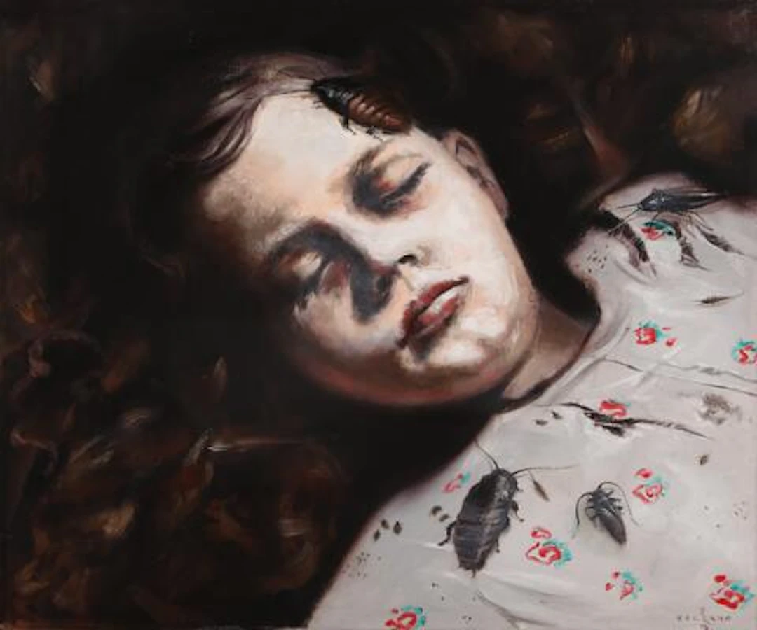 Volkano: Untitled, 2013. Signed Volkano with dating. Oil on canvas.