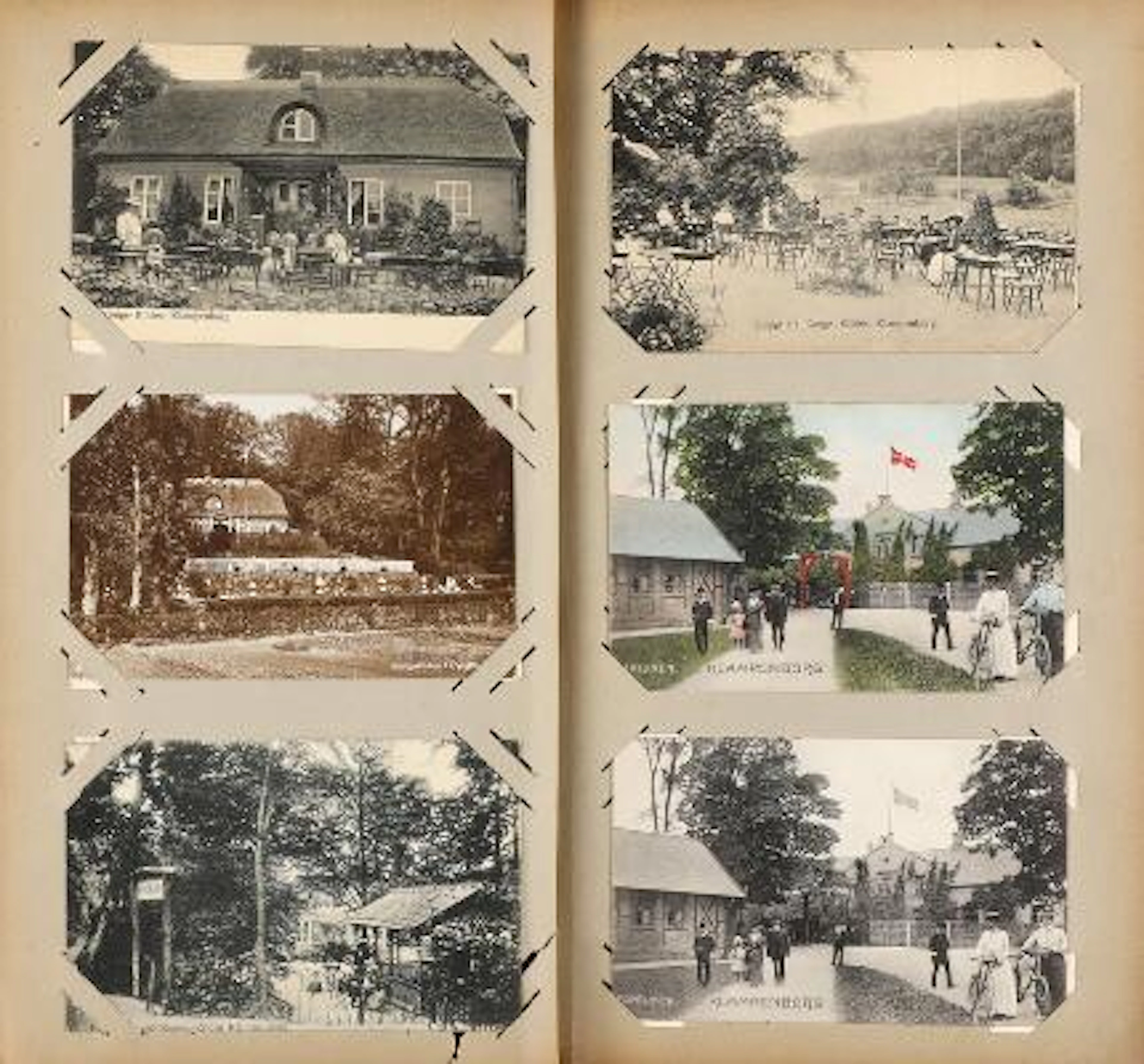 Postcards. Impressive coll. KLAMPENBORG etc. with ca. 280 old cards.