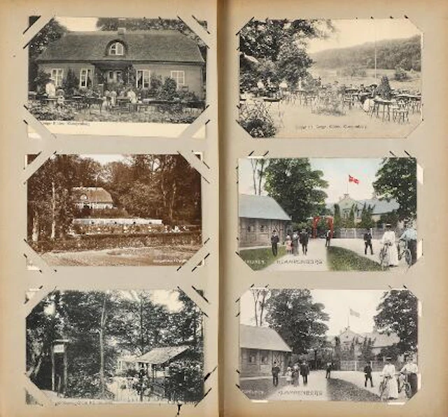 Postcards. Impressive coll. KLAMPENBORG etc. with ca. 280 old cards.