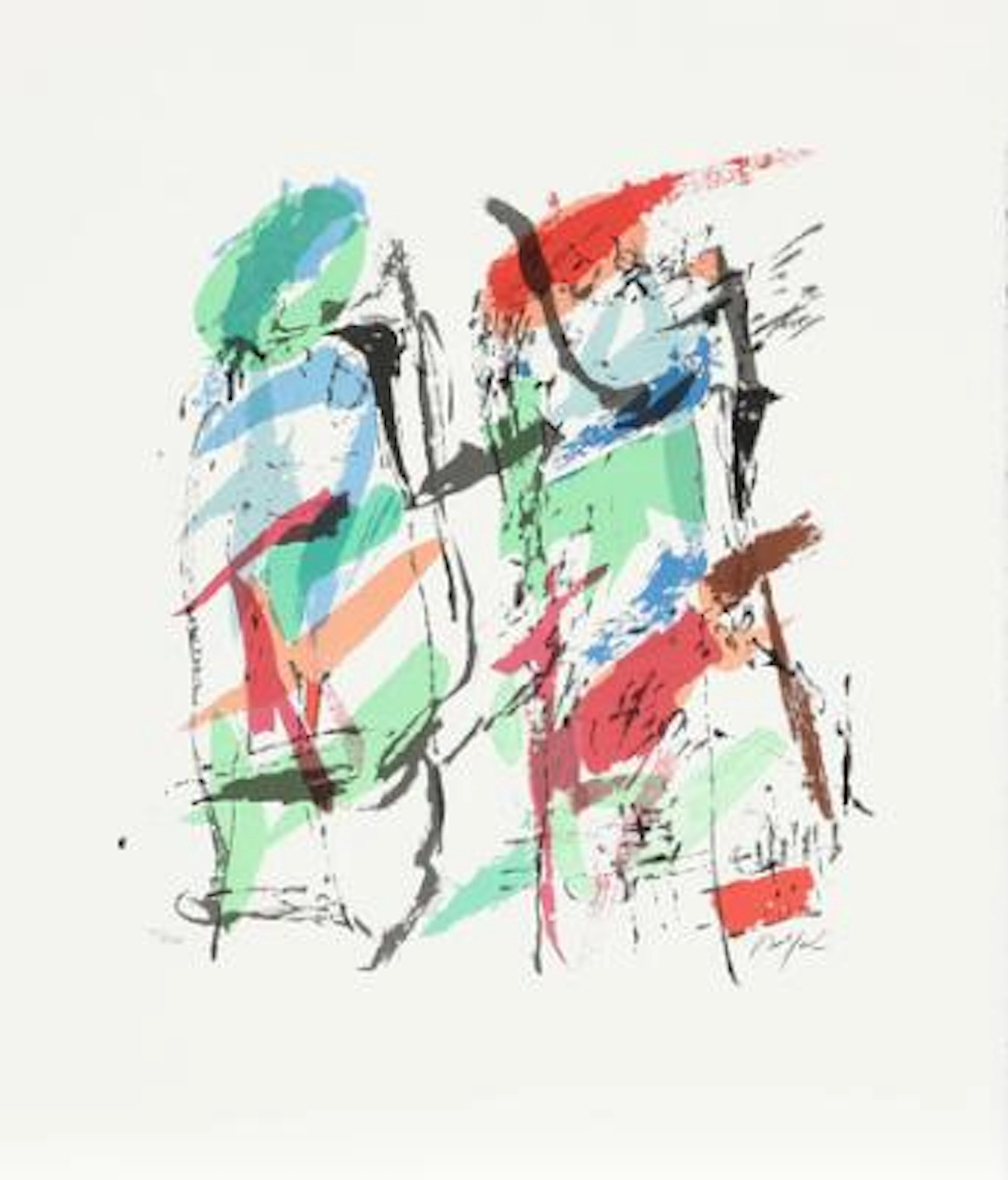 Robert Jacobsen: Four compositions. Three signed Rob Jacobsen, III/XXX