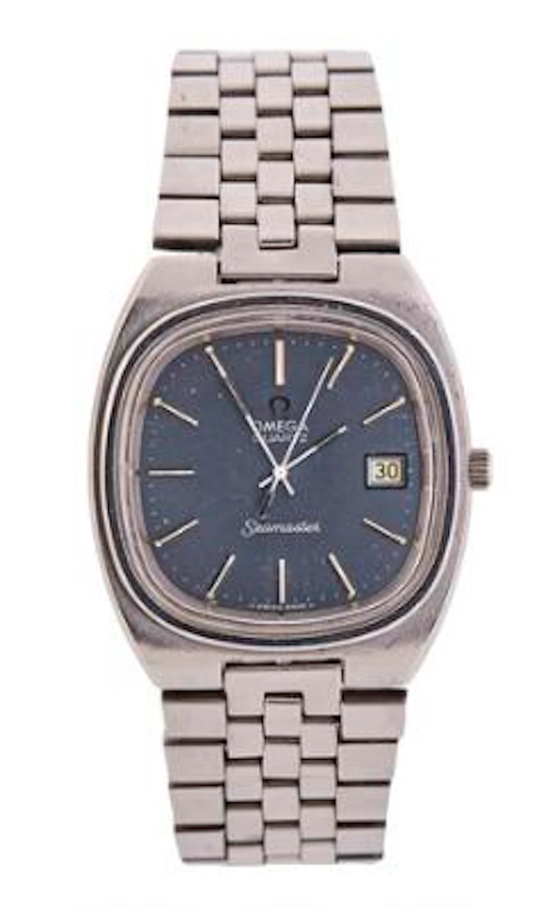 Omega: Seamaster of steel, ref. 196.0085. Quartz movement and date