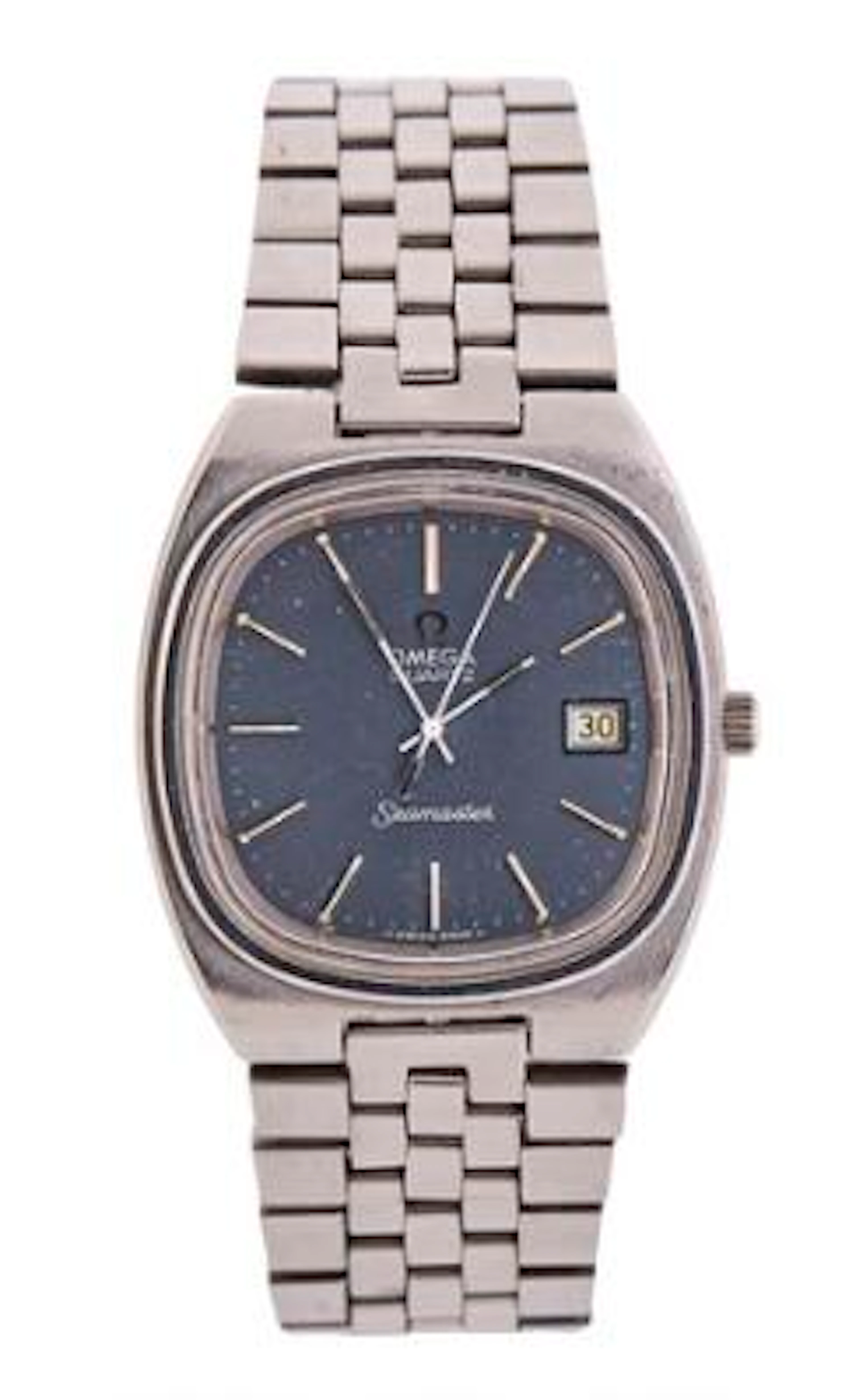 Omega: Seamaster of steel, ref. 196.0085. Quartz movement and date