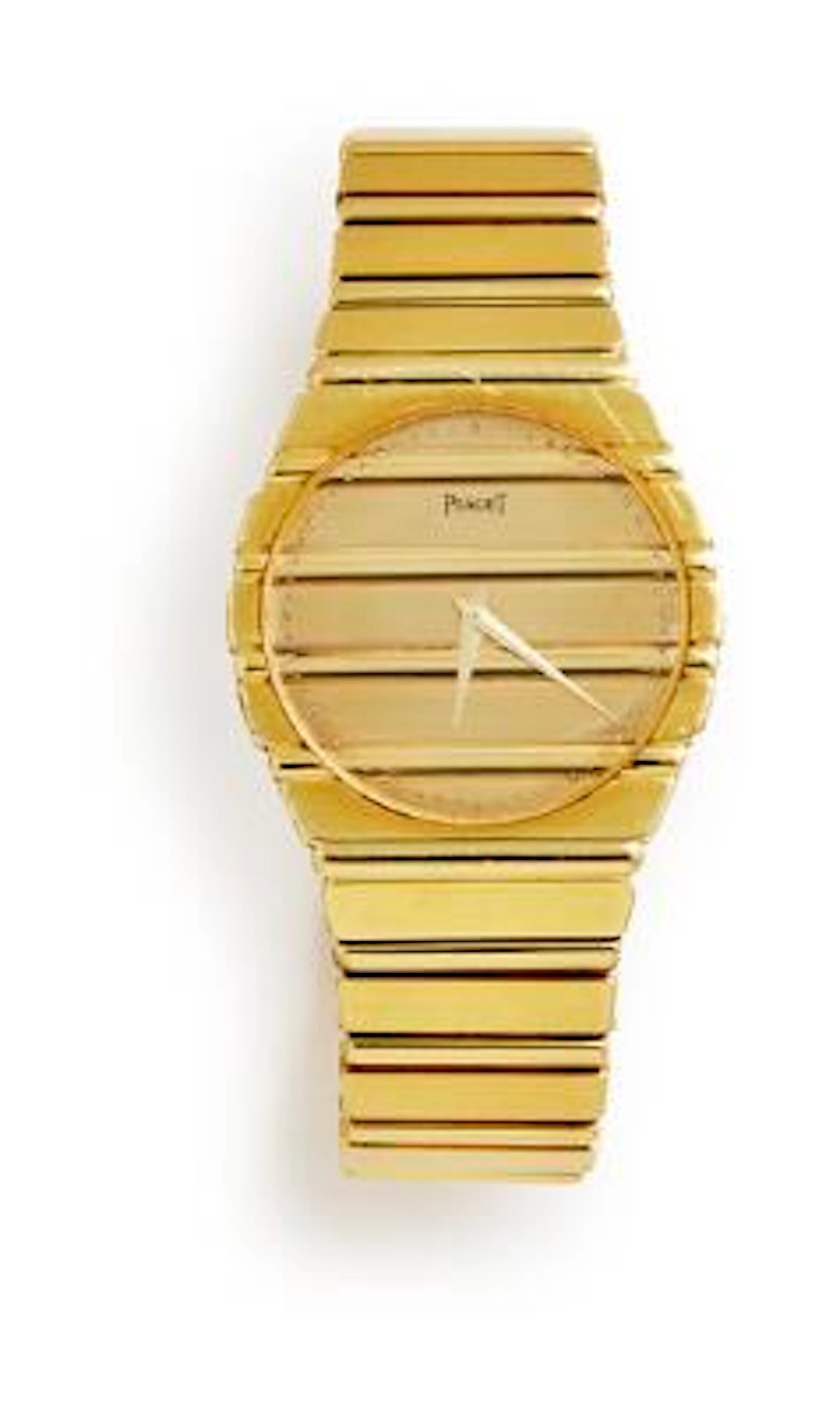 Piaget: Polo of 18k gold, ref. 7661 C701. Quartz movement. 1986. –