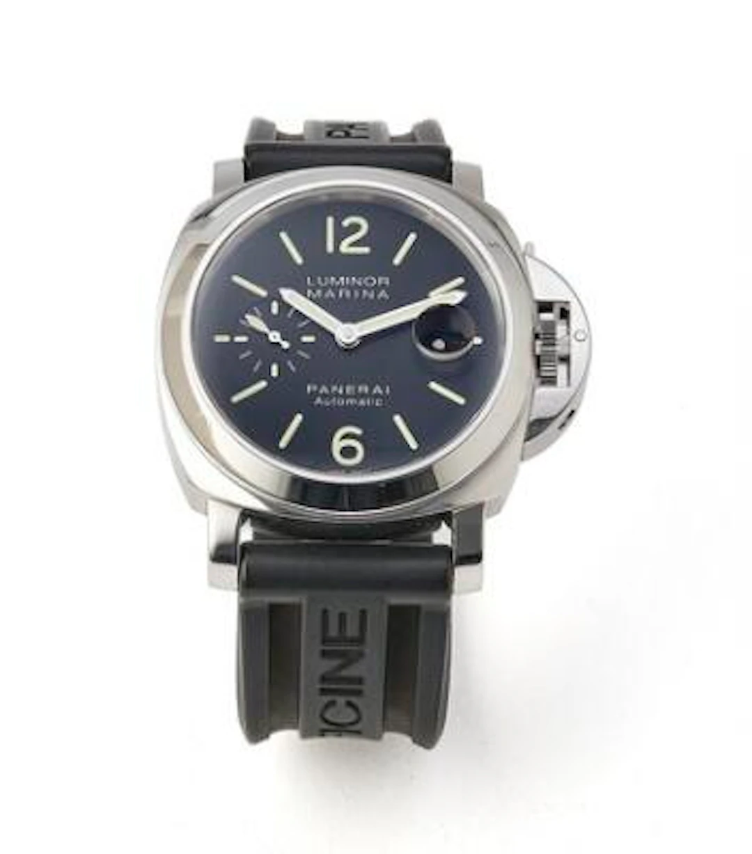Panerai: Luminor Marina of steel, ref. PAM00104. Mechanical movement