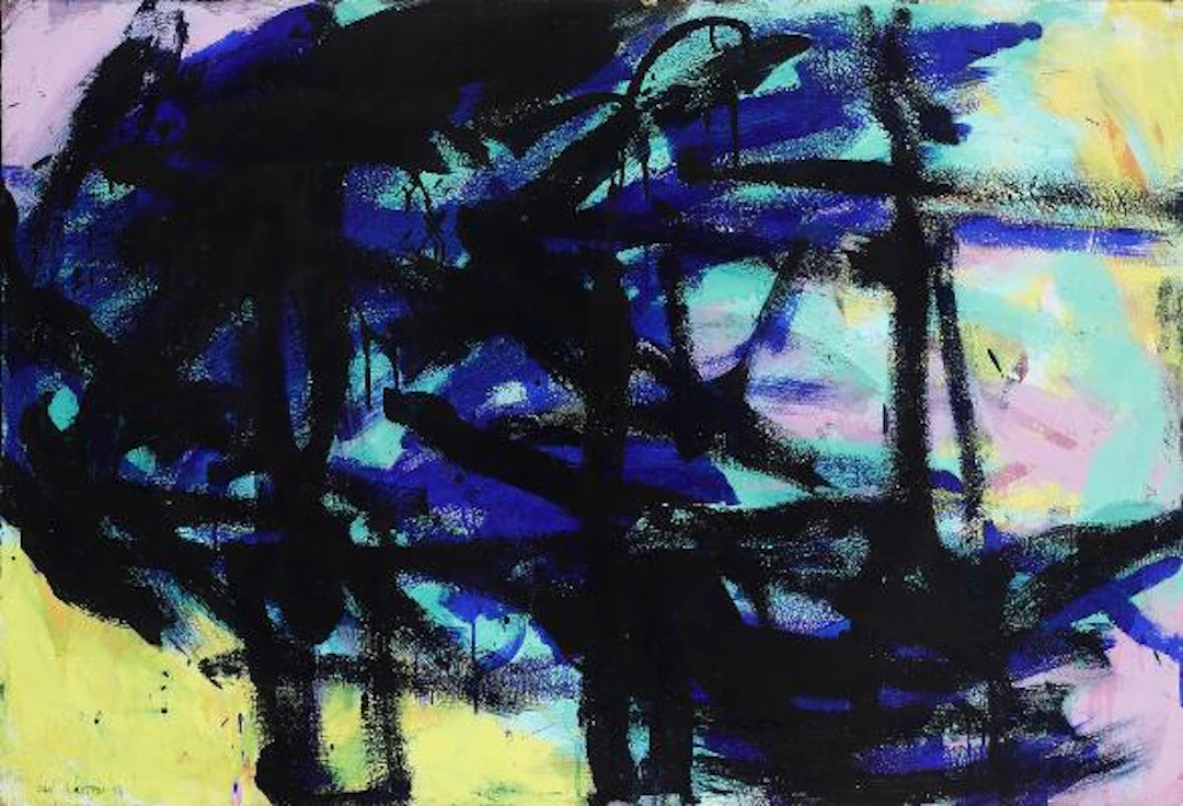 Jan Sivertsen: "Bel-Air", 1989. Signed and dated on the reverse. Oil