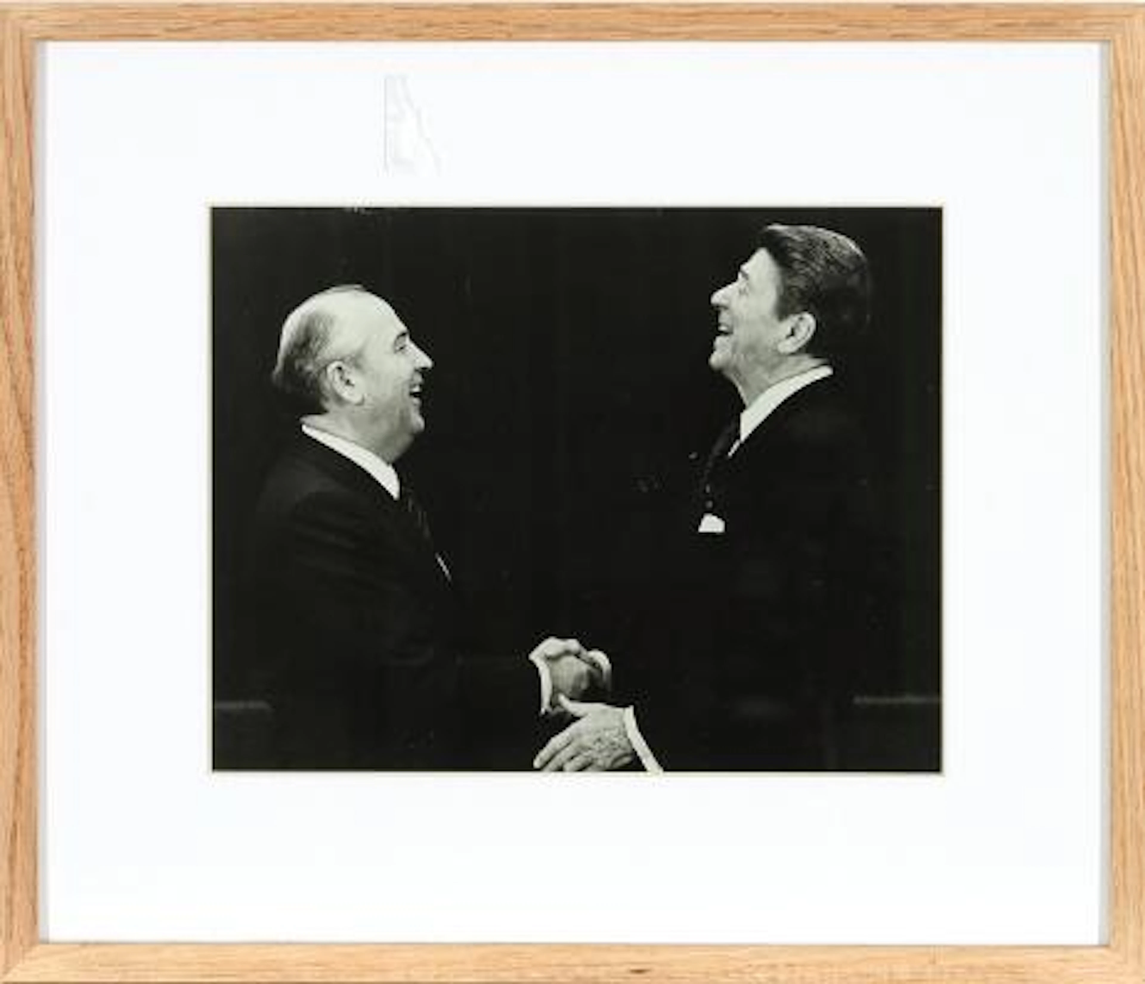 Ronald Reagan (1911–2004) and Mikhail Gorbachev (1931–2022). Oakwood