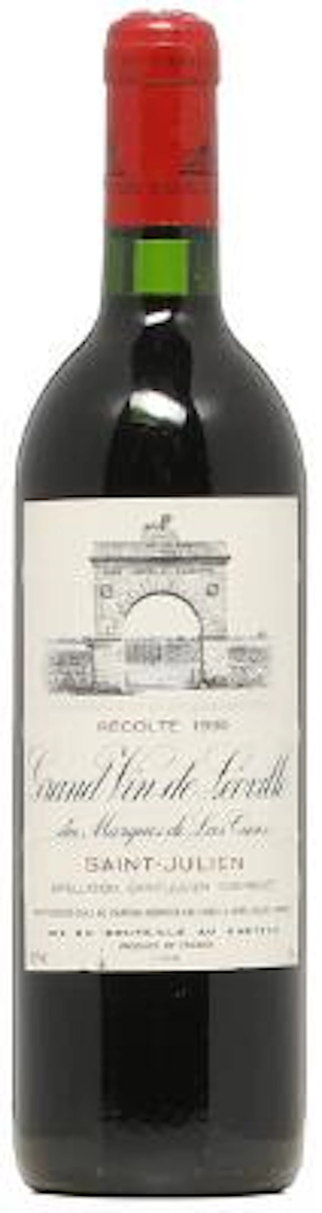 1 bt. Château Léoville Las Cases, Saint - Julien. 2. Cru Classé 1990