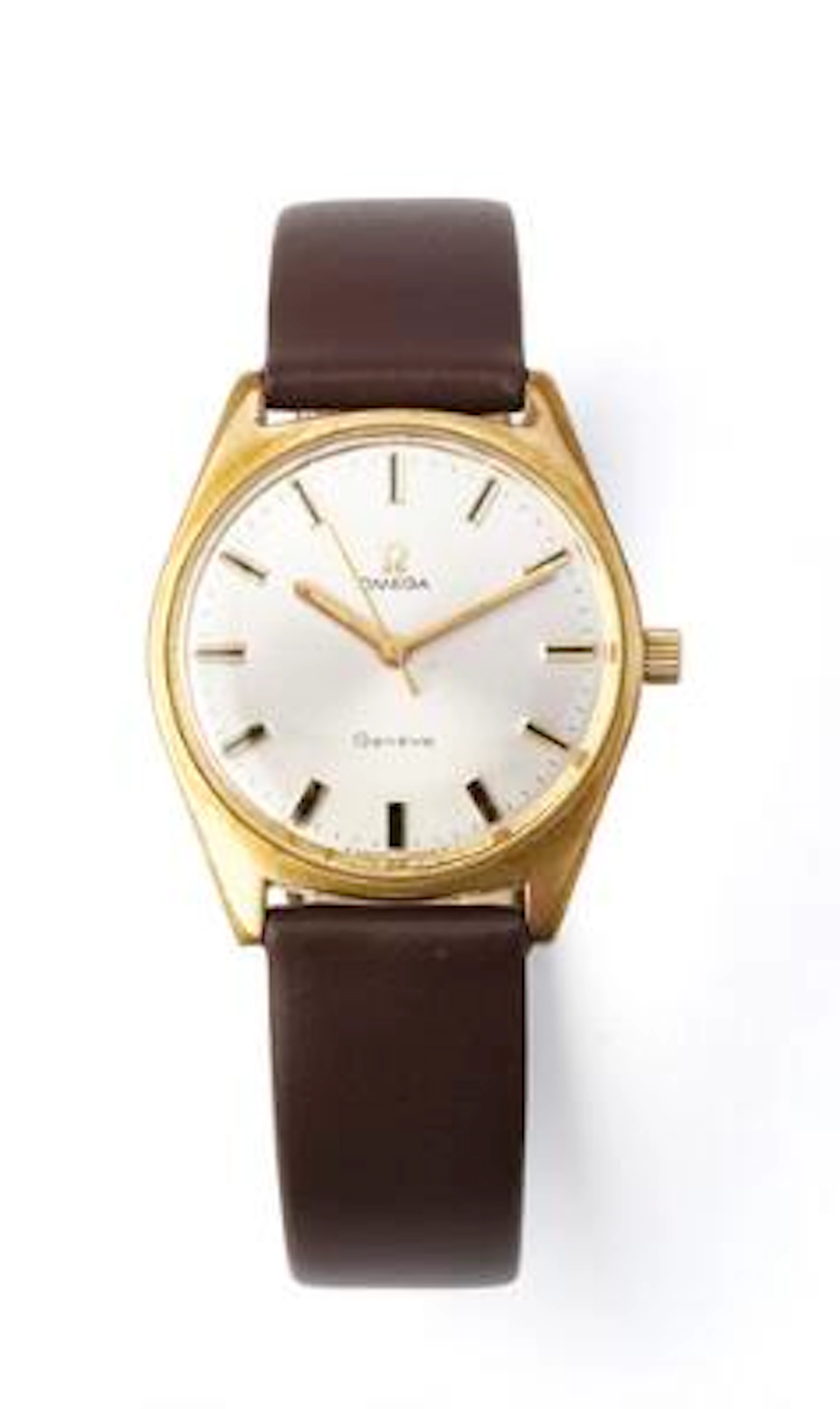 Omega: Genève of gold-plated 20 microns, ref. 135.041. Mechanical