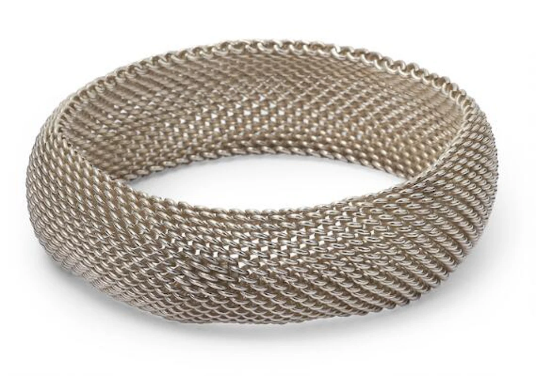 Tiffany & Co.: A "Somerset" bracelet of sterling silver. Weight app.