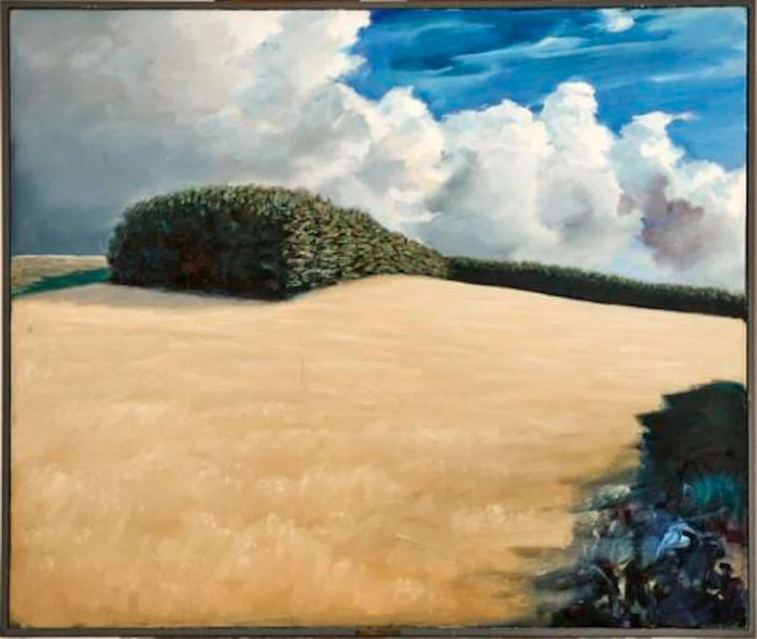 Poul Anker Bech: "Overmodent Korn". Signed, titled and dated on the