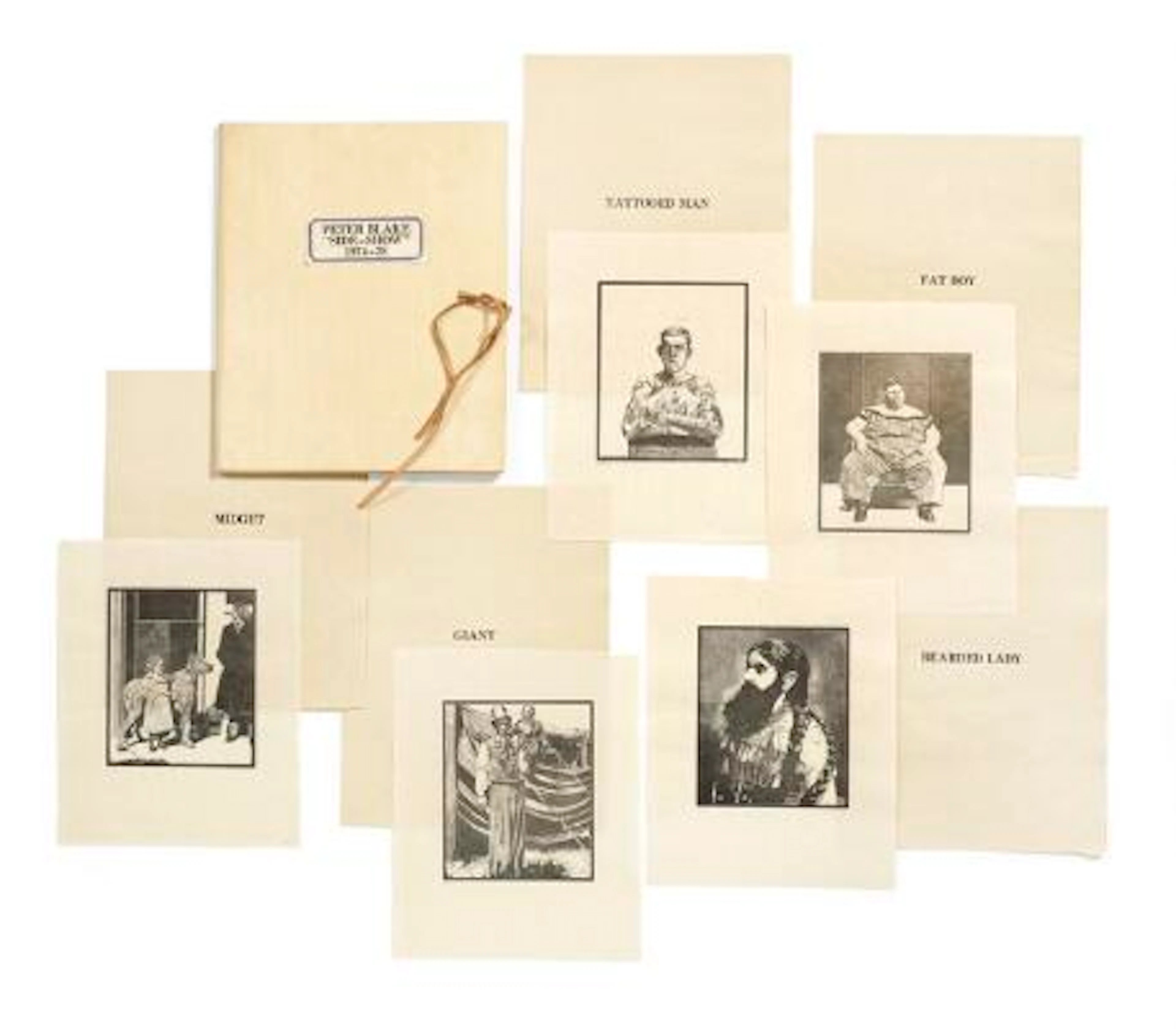 Peter Blake: "Side-Show", 1974-1978. All signed Peter Blake, 89/100.
