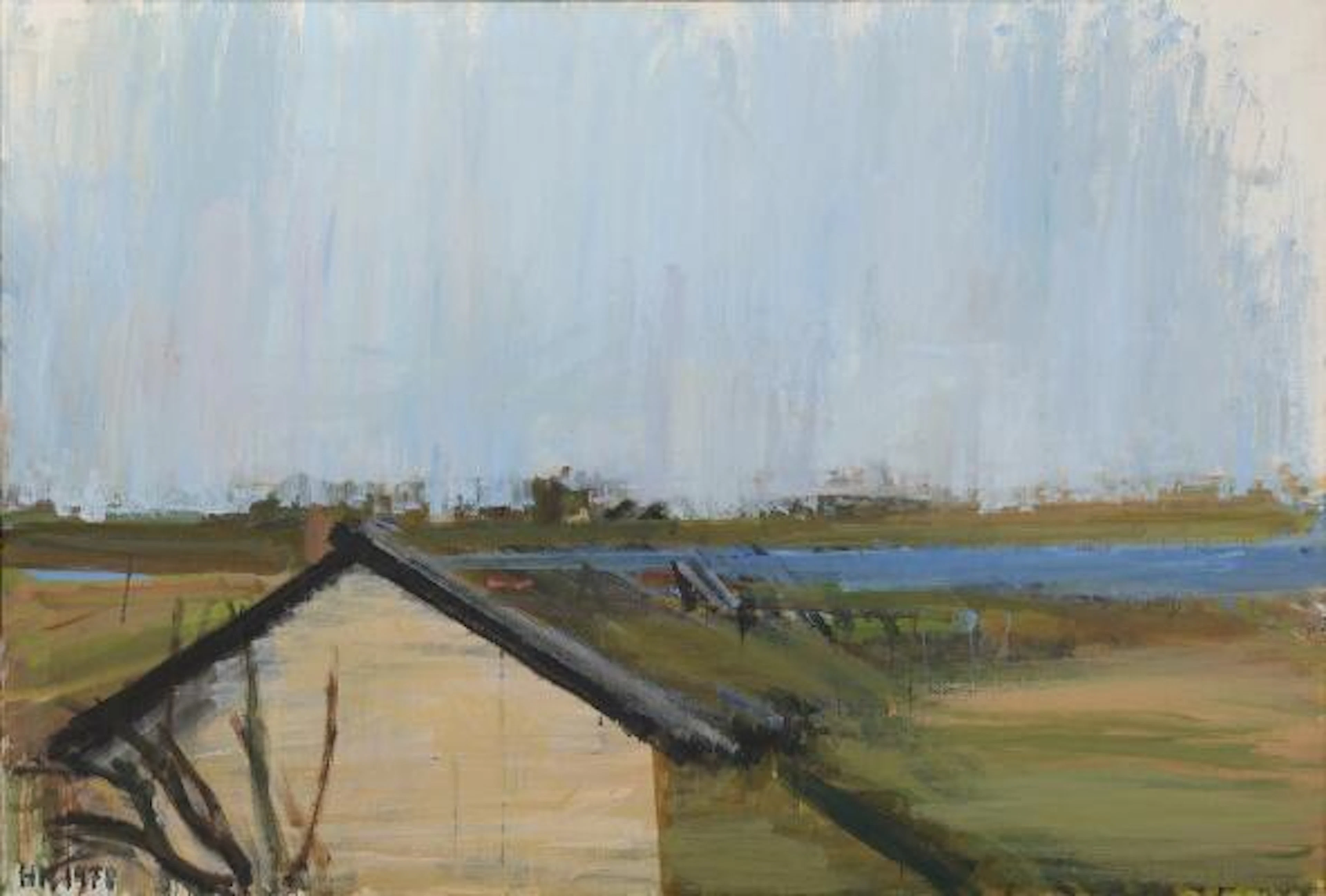 Søren Hjorth-Nielsen: Untitled. Signed and dated HN 1978. Oil on canvas.