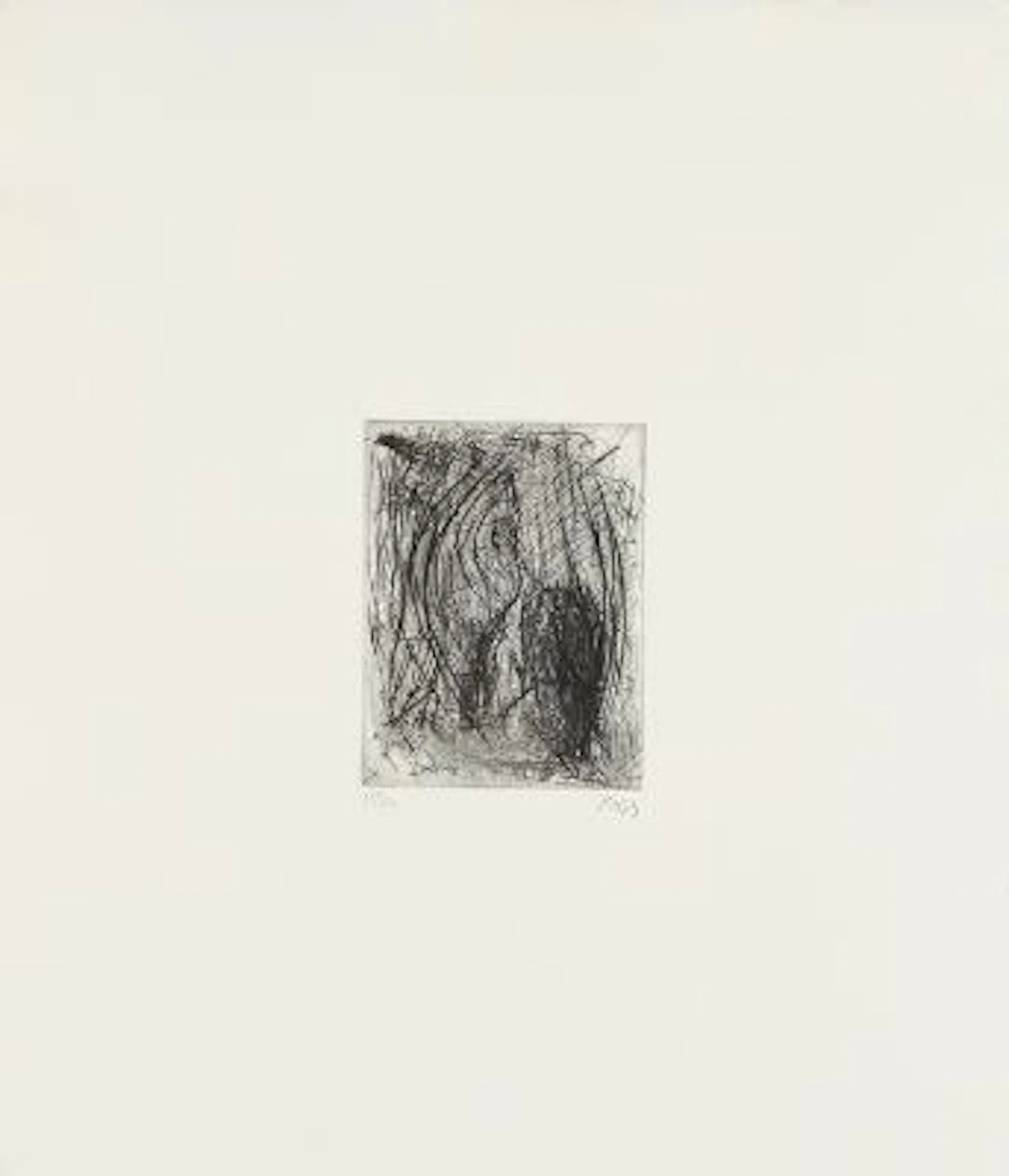 Per Kirkeby: Two compositions from the portfolio "21 raderinger"