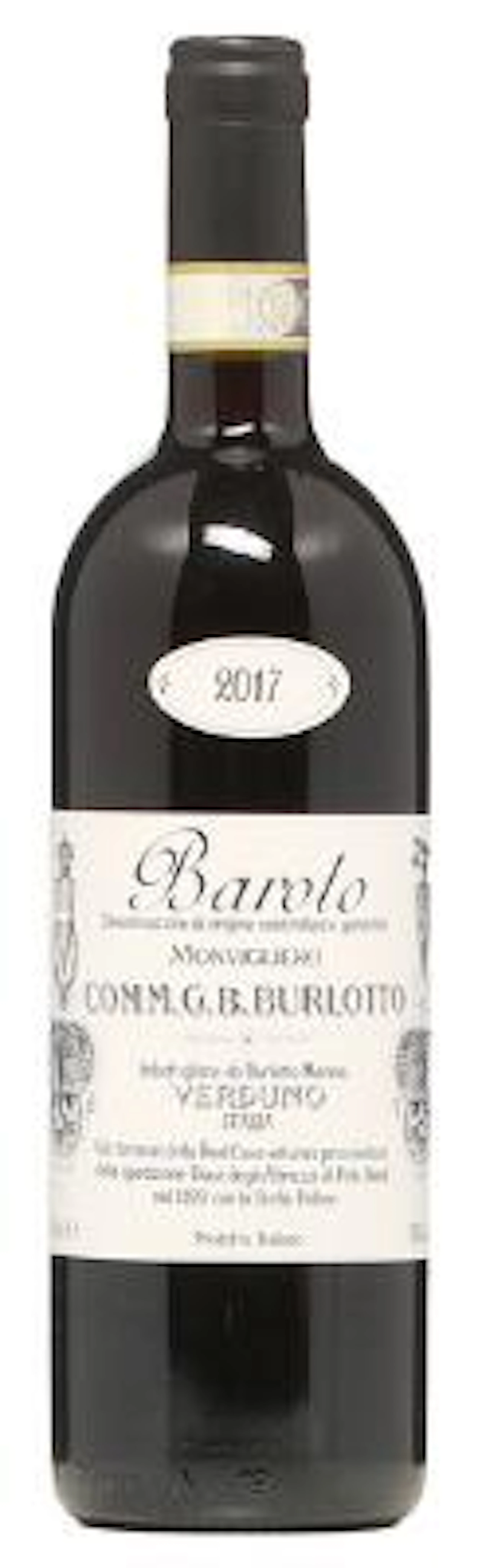 1 bt. Barolo "Vigneto Monvigliero", Comm. G. B. Burlotto 2017 A (hf/in).