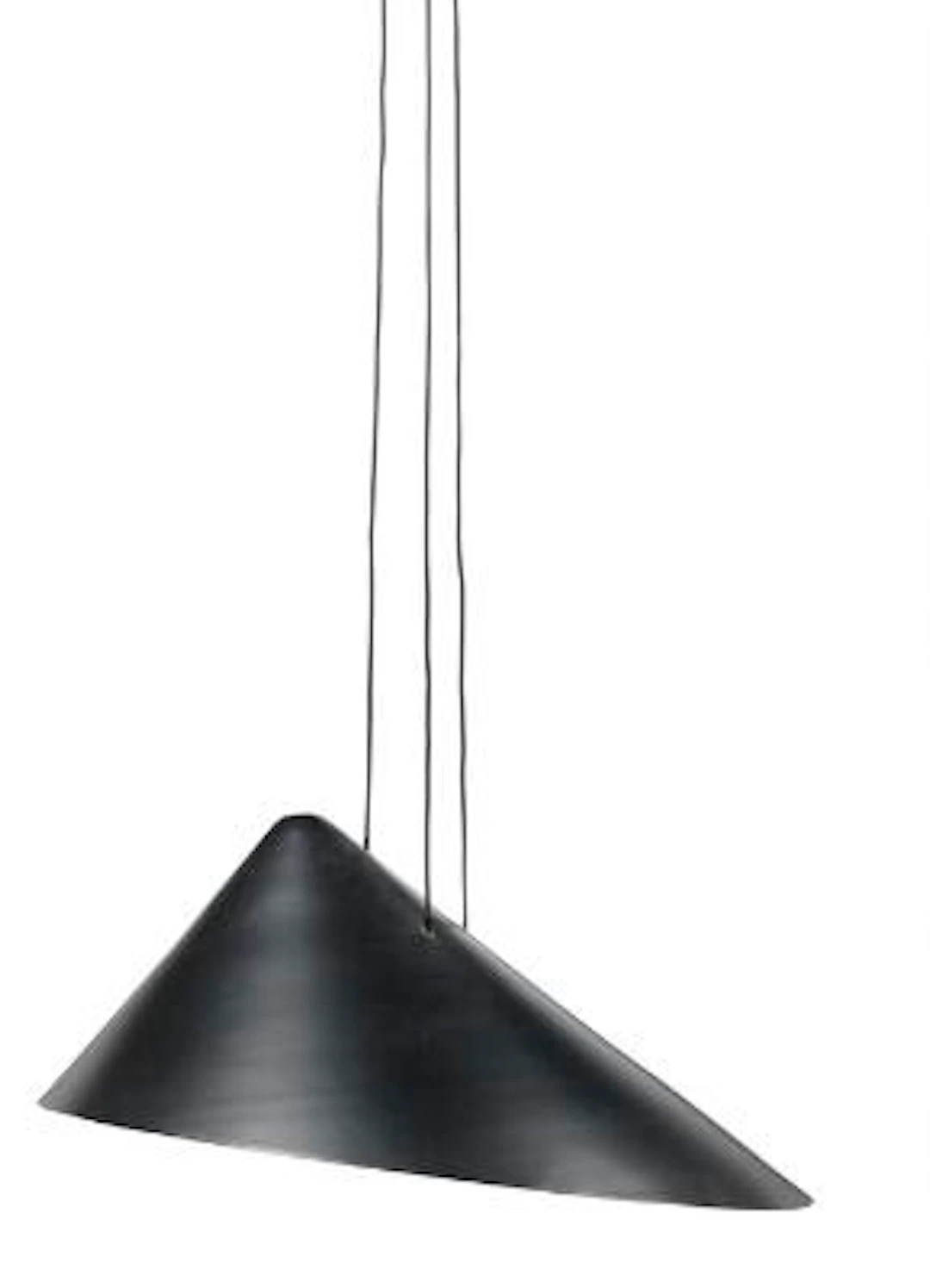 Bent Bille: “Bille lamp”. Black-lacquered aluminium pendant. H. 21