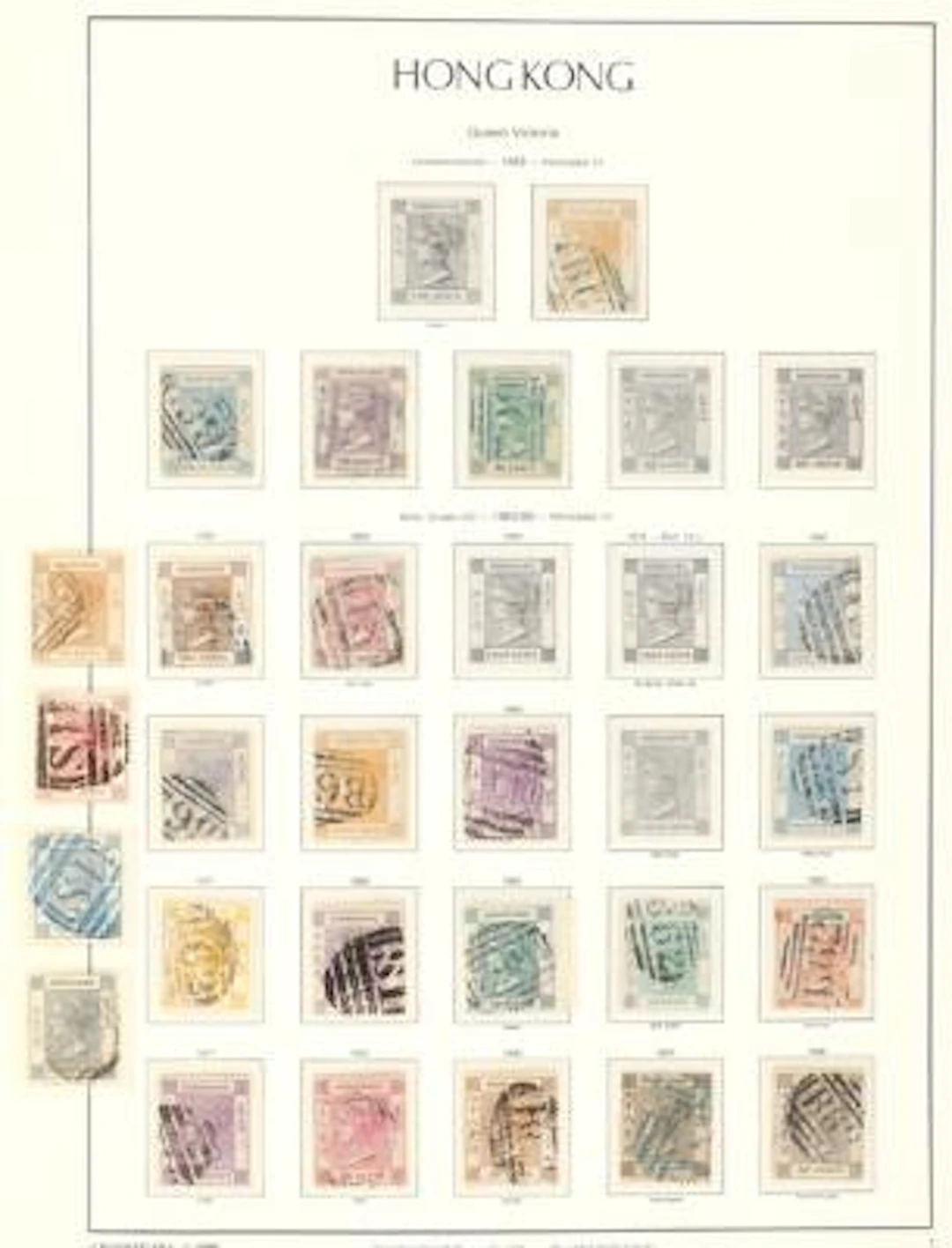 Hong Kong. 1862-1997. Well filled collection in 2 Leuchtturm album
