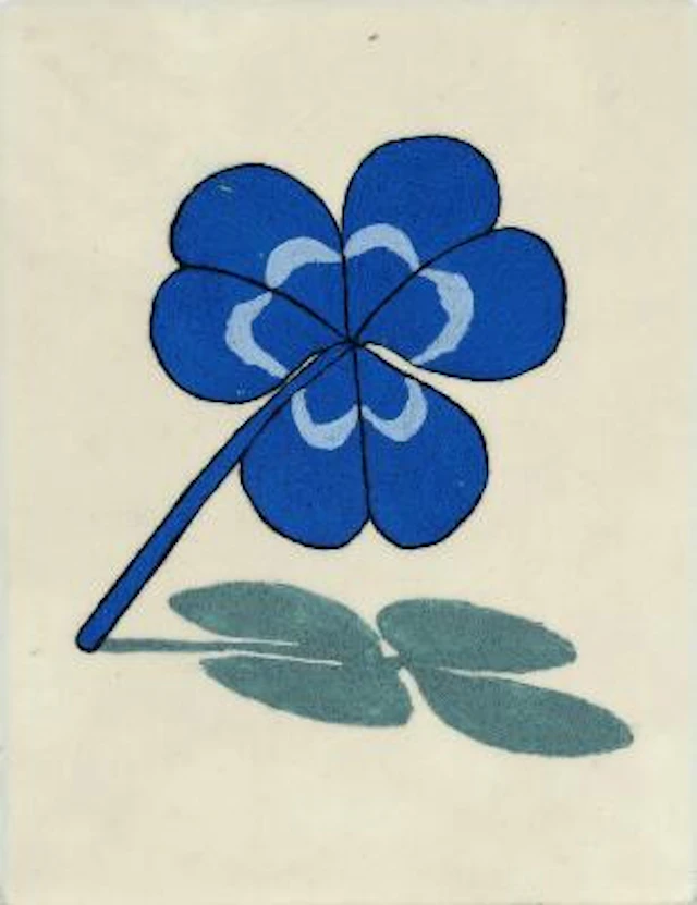 Andreas Schulenburg: "3 kløveren", 2013. Signed, titled and dated