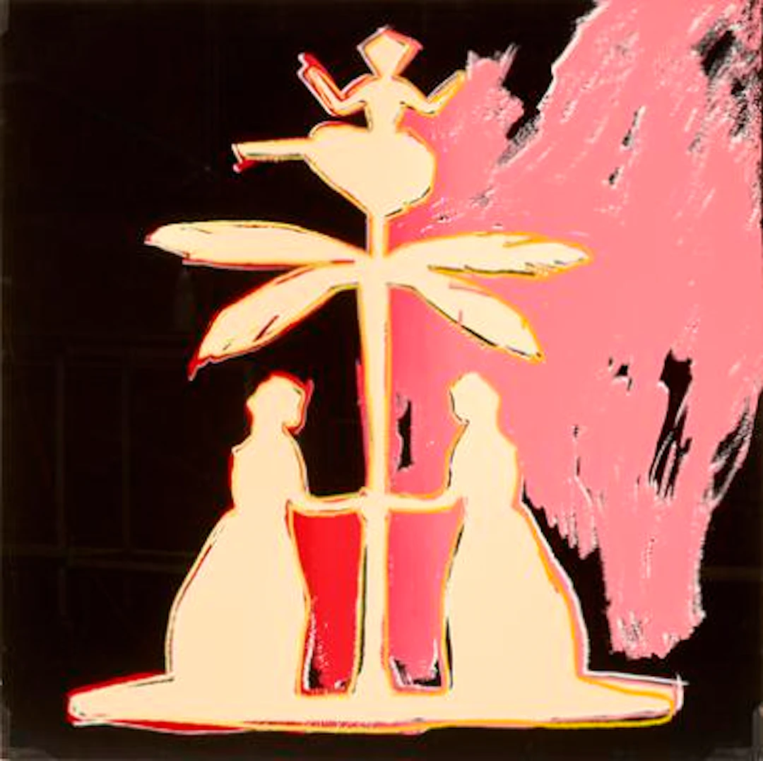 Andy Warhol: "Two Women by a Tree" from the "H. C. Andersen Series"