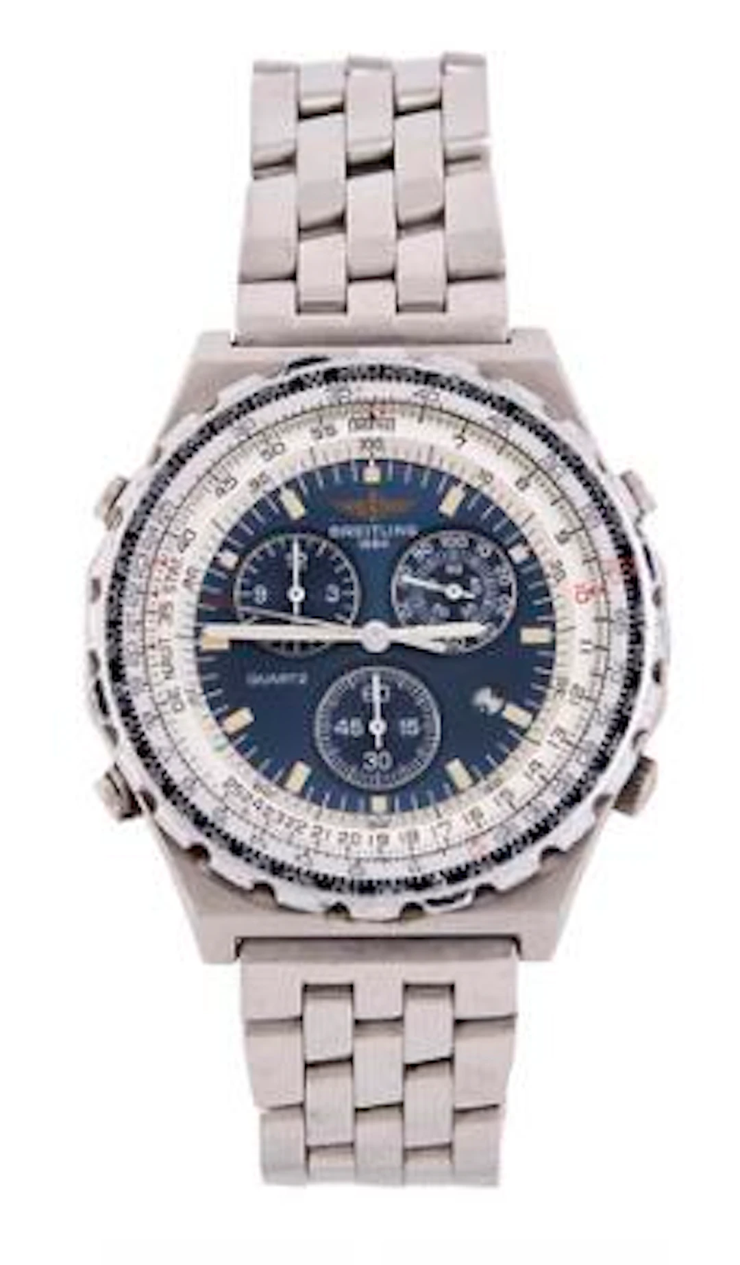 Breitling: Jupiter Pilot of steel, ref. A59027. Quartz movement with