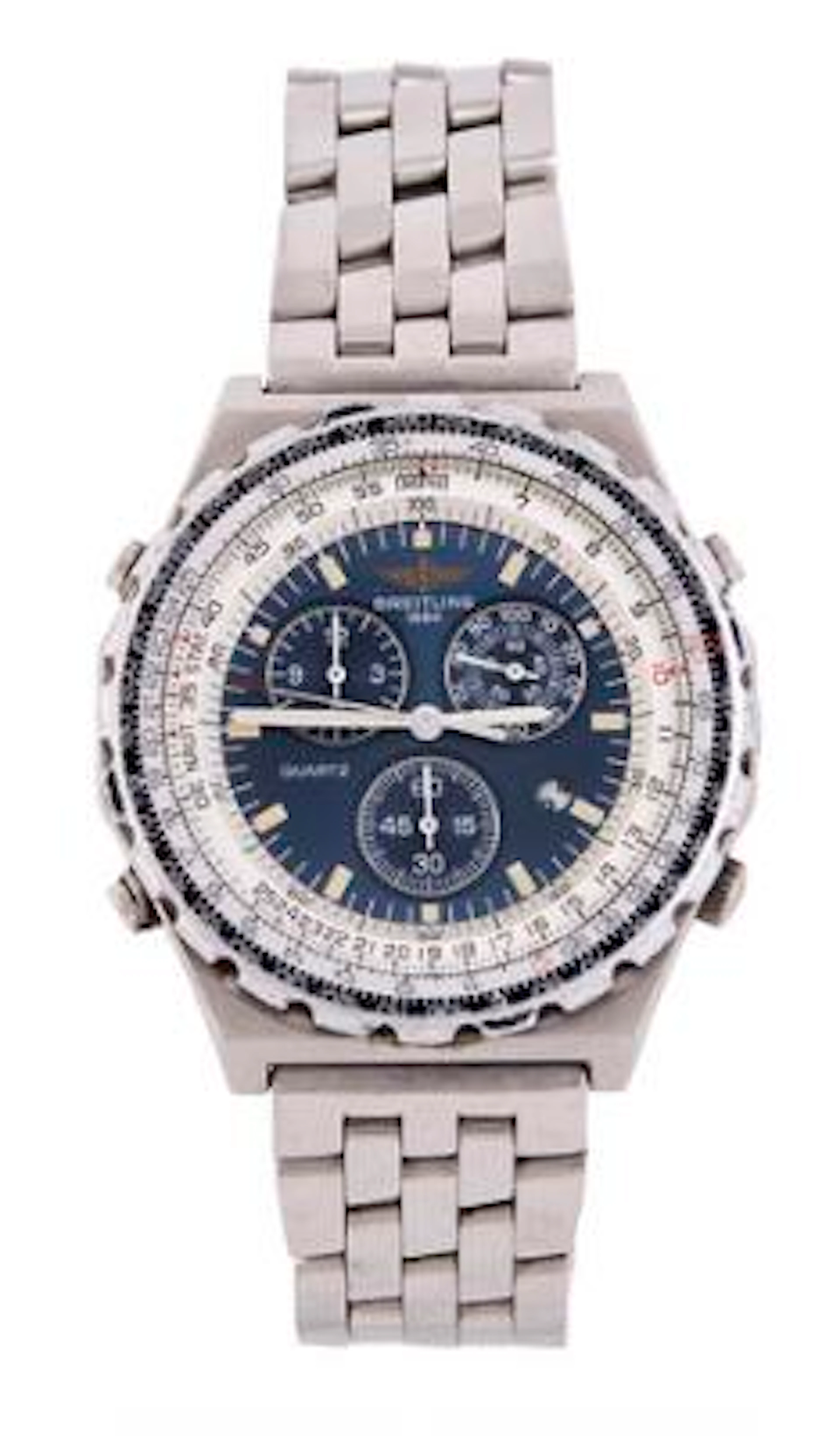 Breitling: Jupiter Pilot of steel, ref. A59027. Quartz movement with
