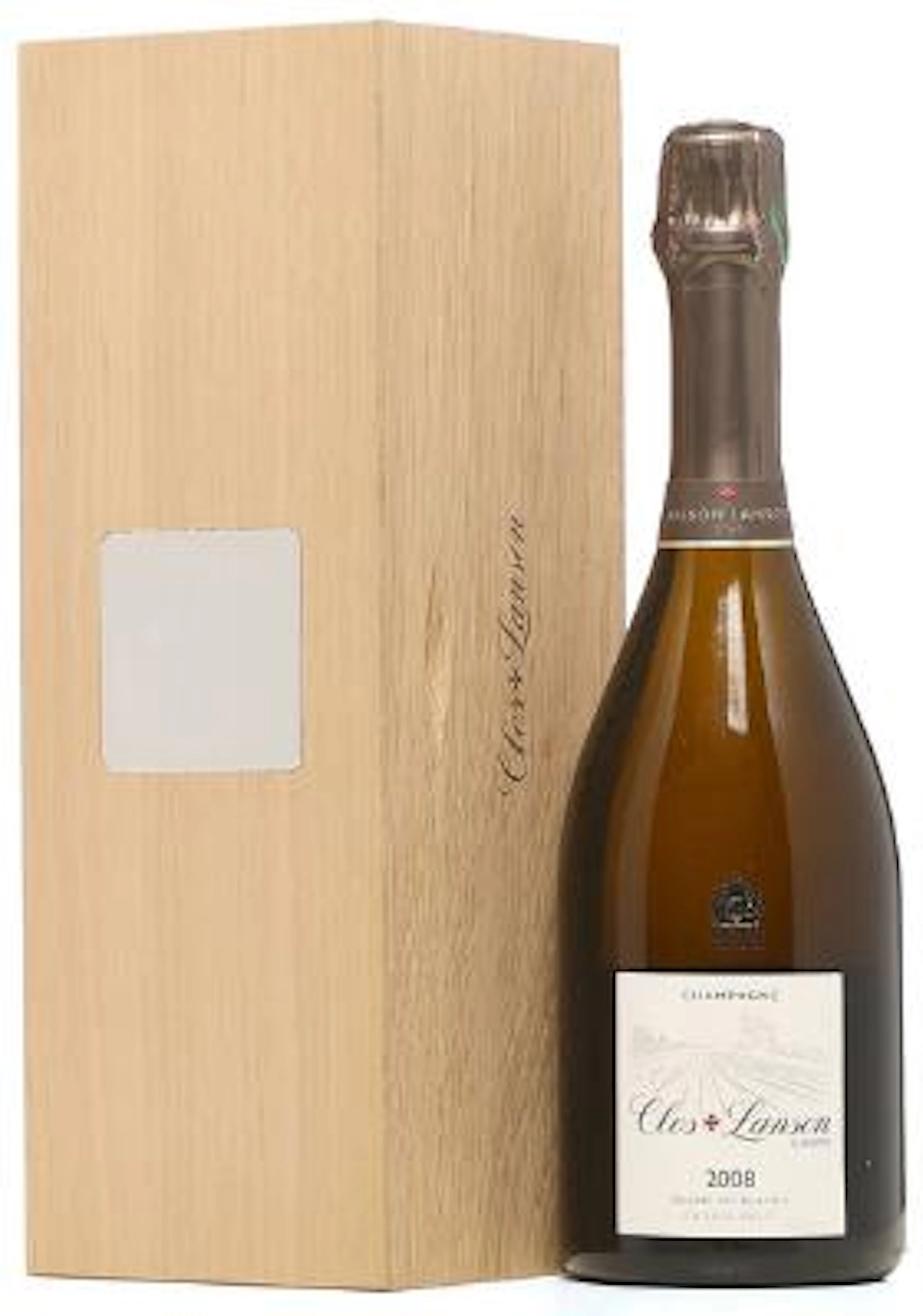 1 bt. Champagne "Clos Lanson", Lanson 2008 A (hf/in). Owc. – Bruun