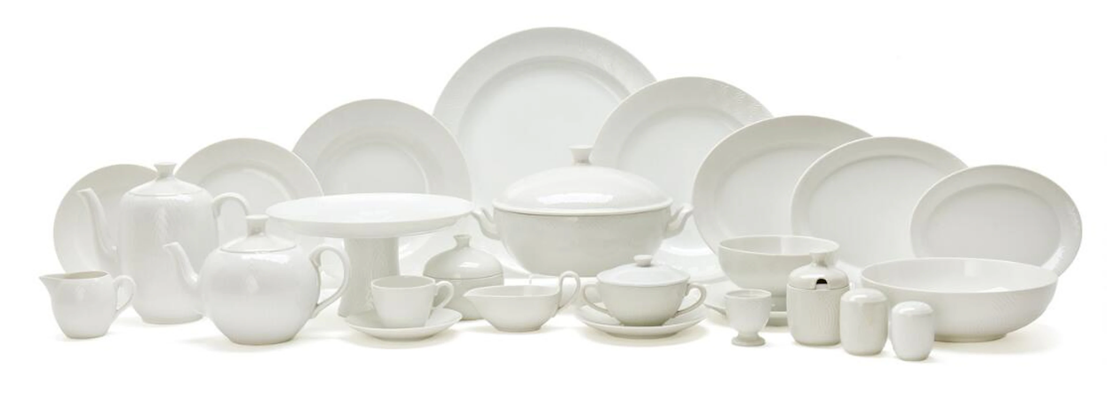Axel Salto: "Salto". Blanc de chine dinnerware. Made and marked by