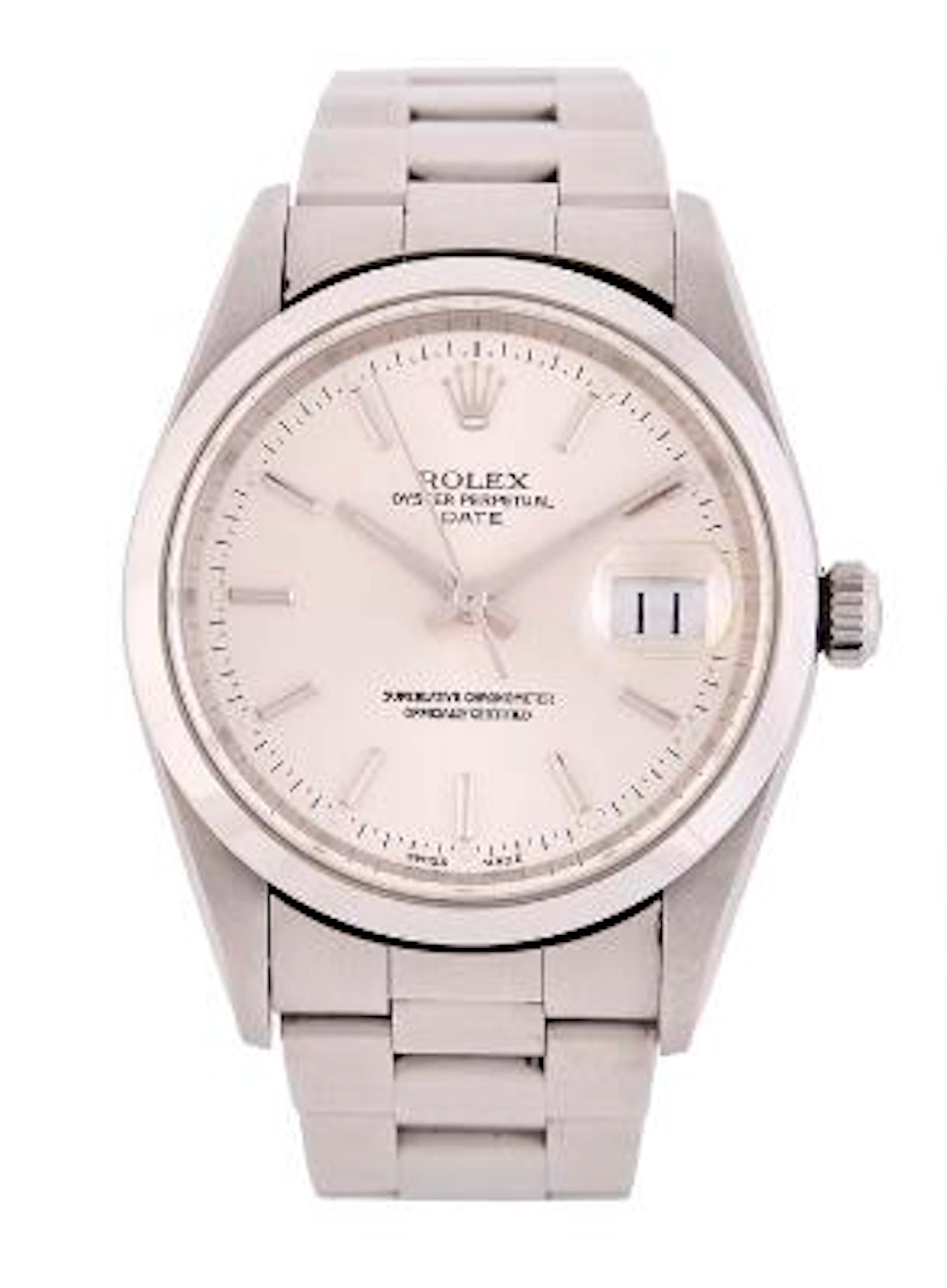 Rolex: Oyster Perpetual Date of steel, ref. 15200. Mechanical movement