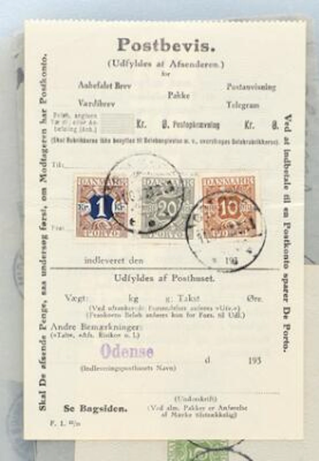 Denmark. Postage Due and Late Fee stamps. Excellent collection showing
