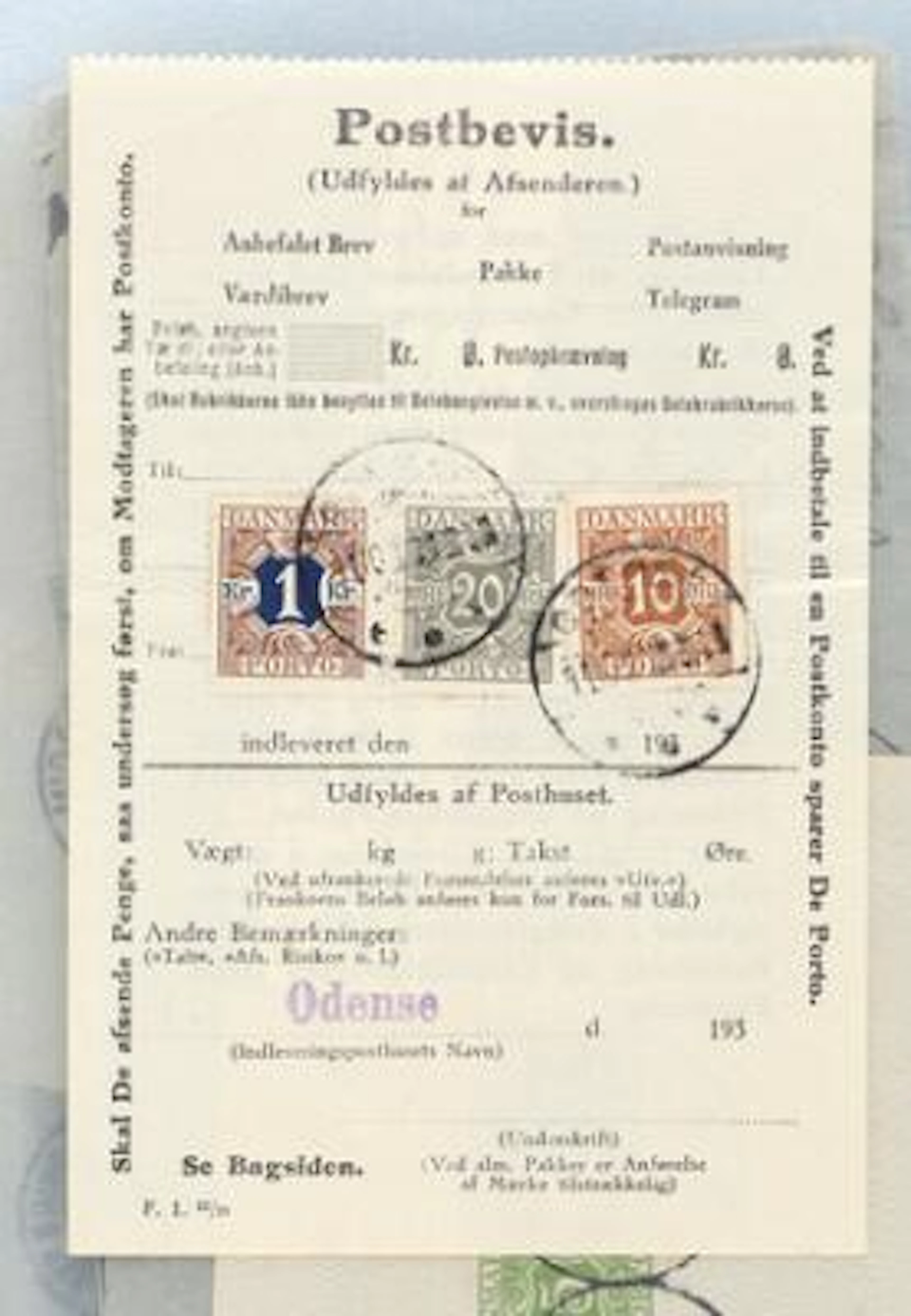 Denmark. Postage Due and Late Fee stamps. Excellent collection showing