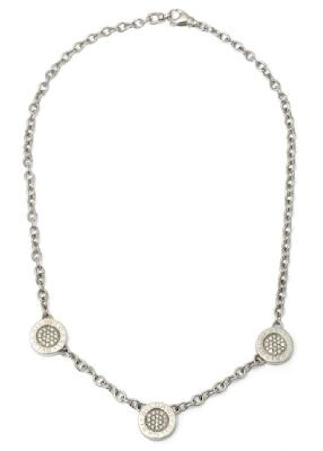 Bulgari: A reversible onyx and diamond necklace set with onyx and