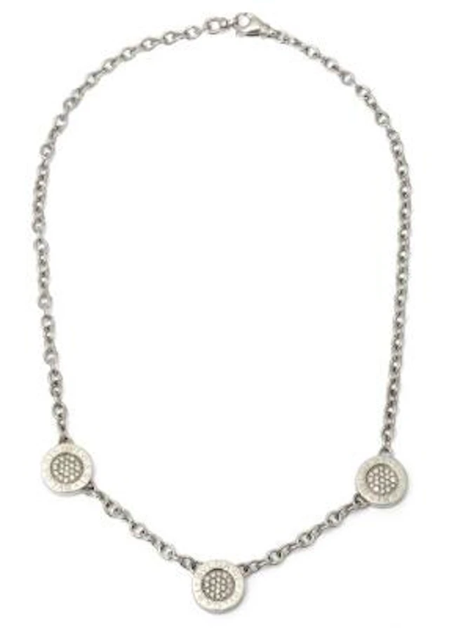 Bulgari: A reversible onyx and diamond necklace set with onyx and
