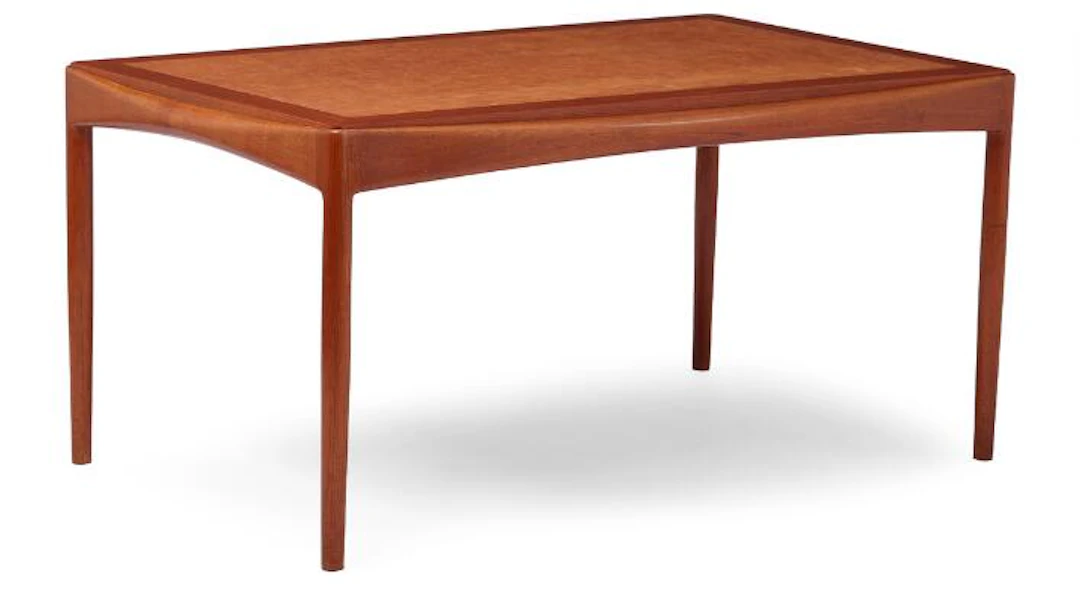 Ejner Larsen, Aksel Bender Madsen: Teak dining/work table. Reversible